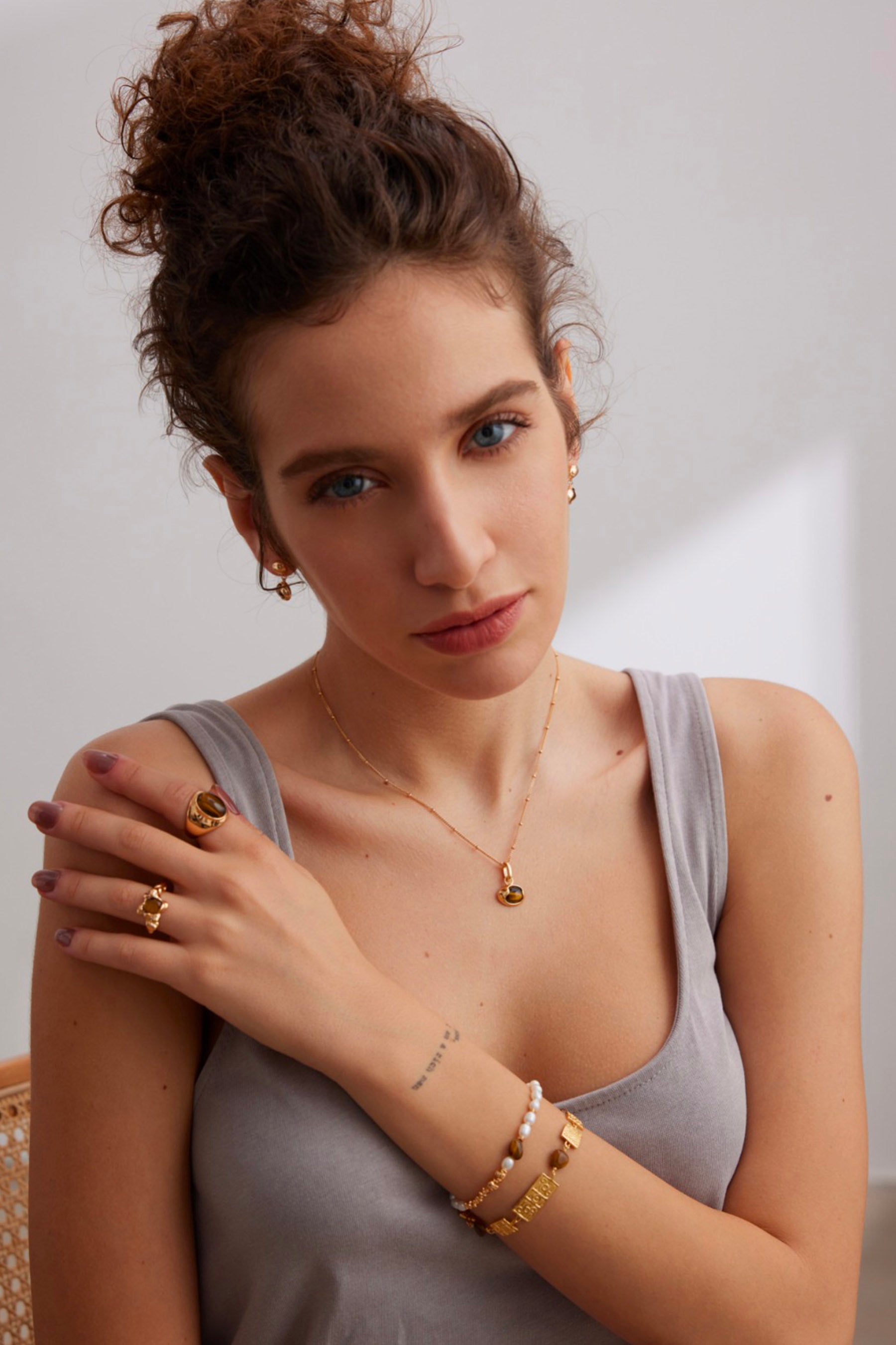 minimalist silver ring