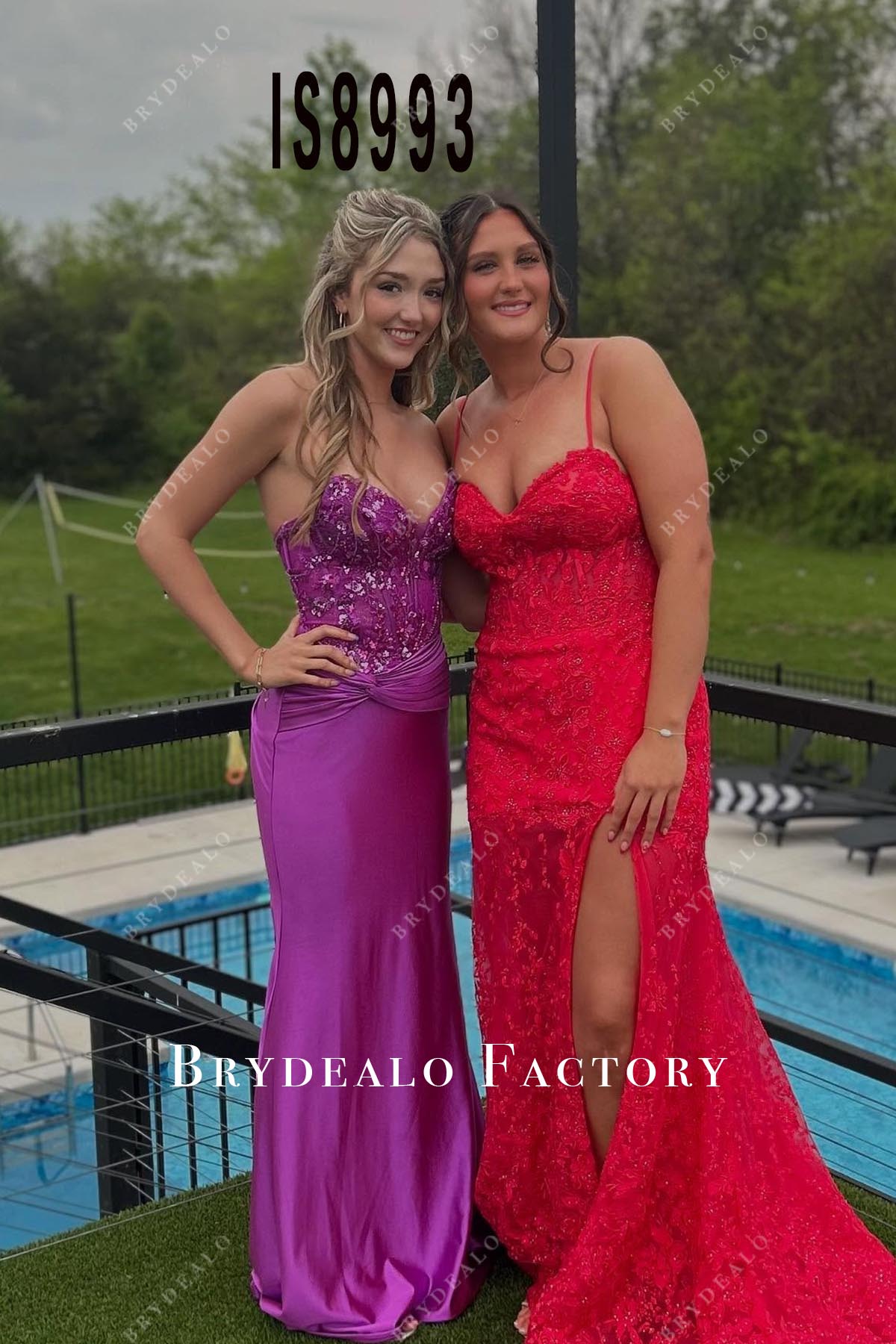 orchid sweetheart neck prom dress