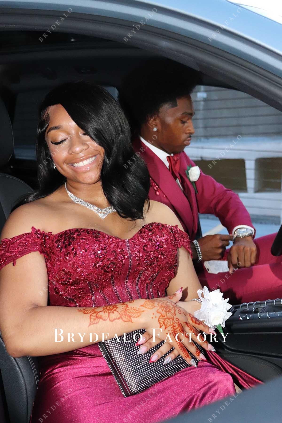 orchid sweetheart prom dress