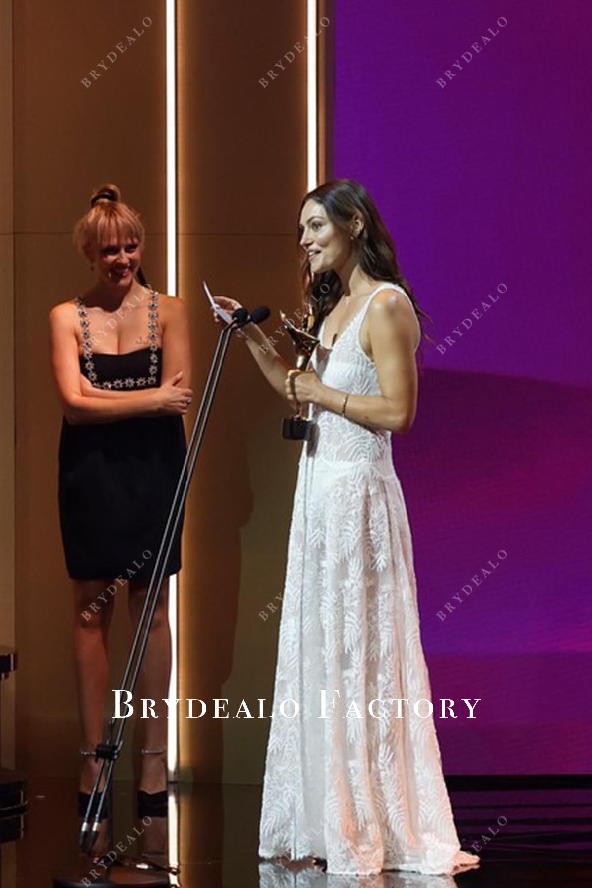 Phoebe Tonkin sweep train formal dress best actress award AACTAS 2025