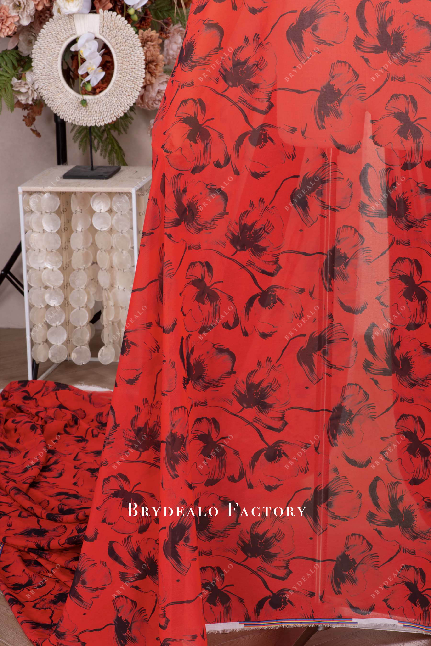 print chiffon fabric