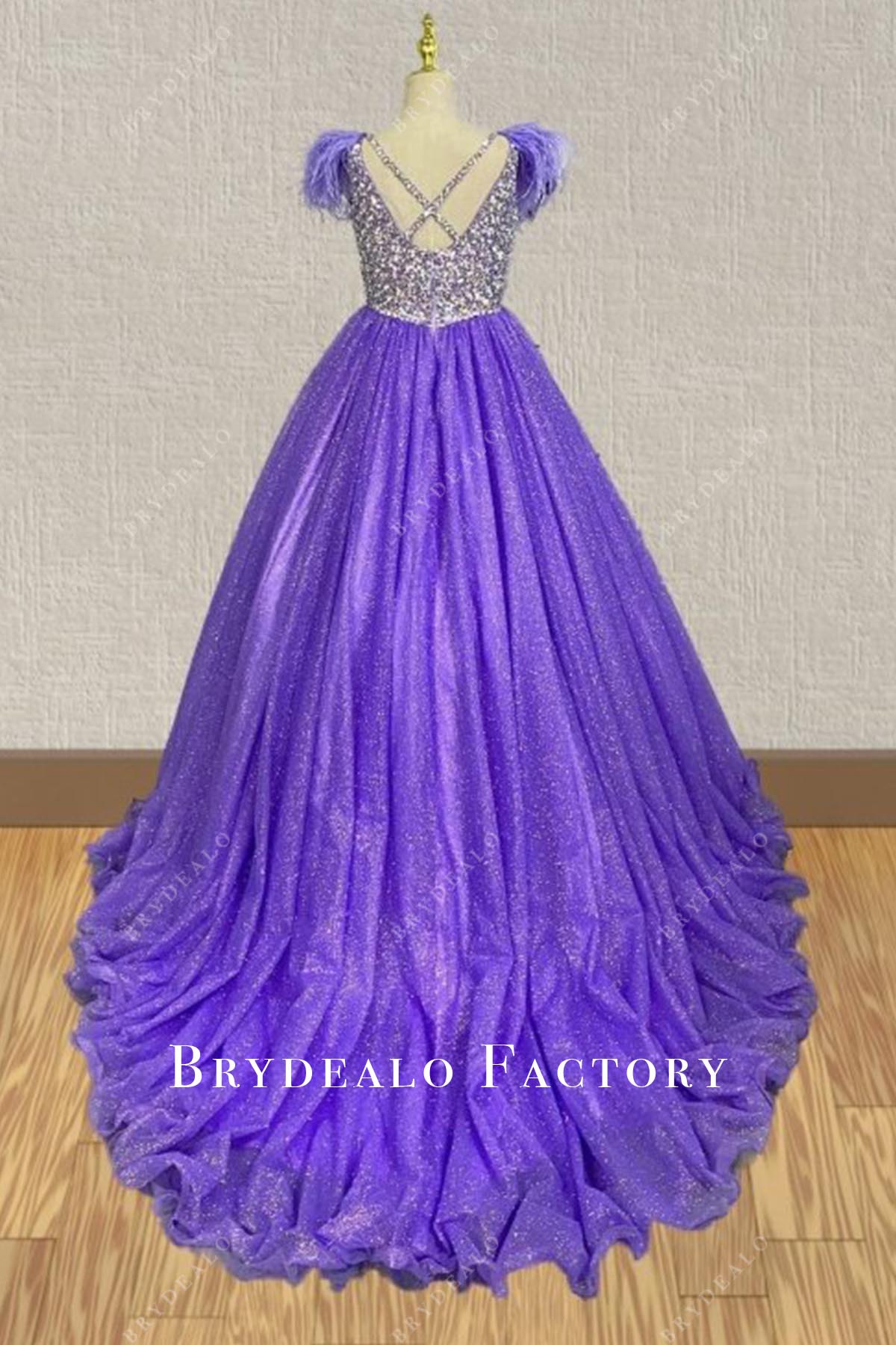 regency court train pageant dress