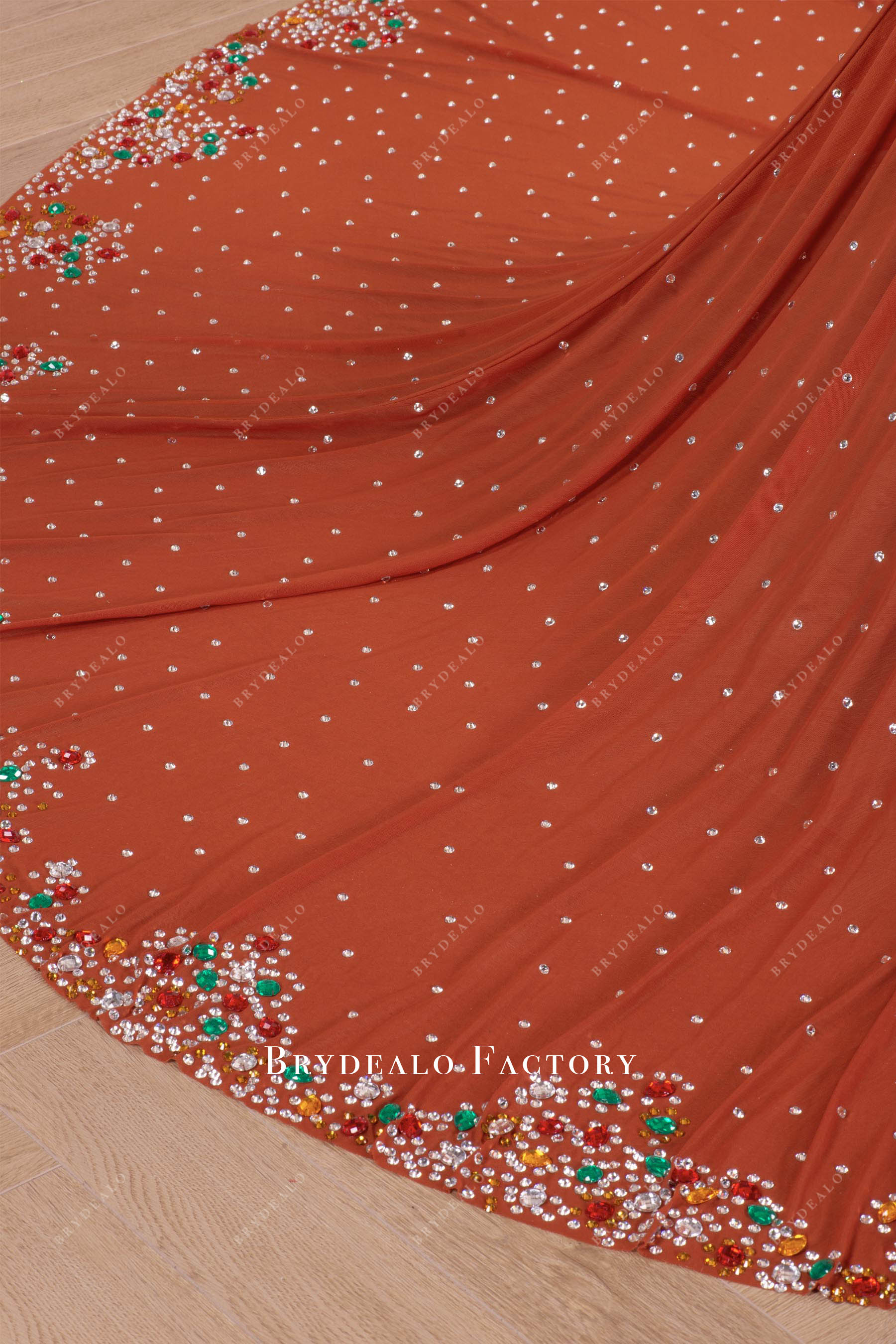 rhinestone hen prom dress