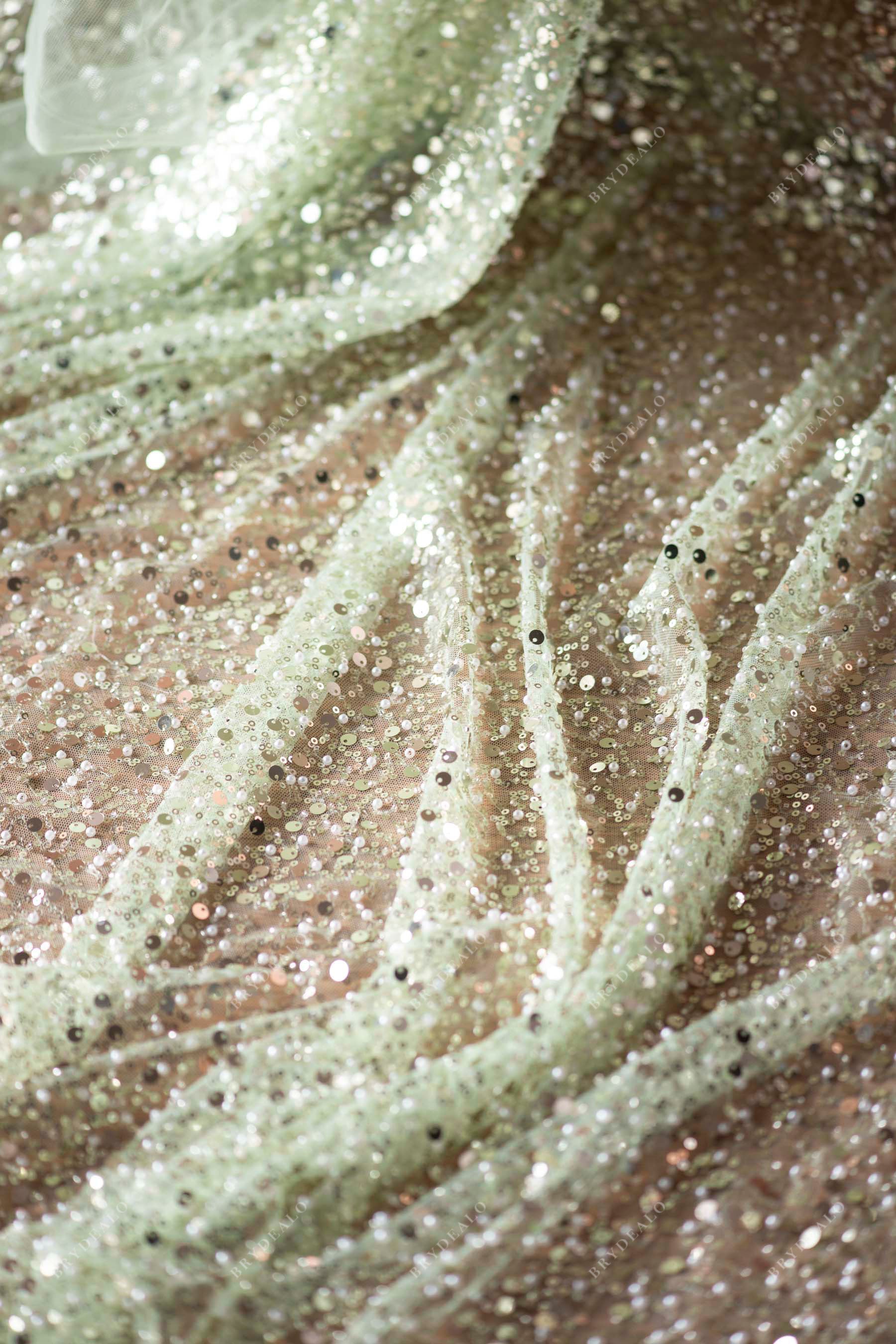 sequin beading mesh