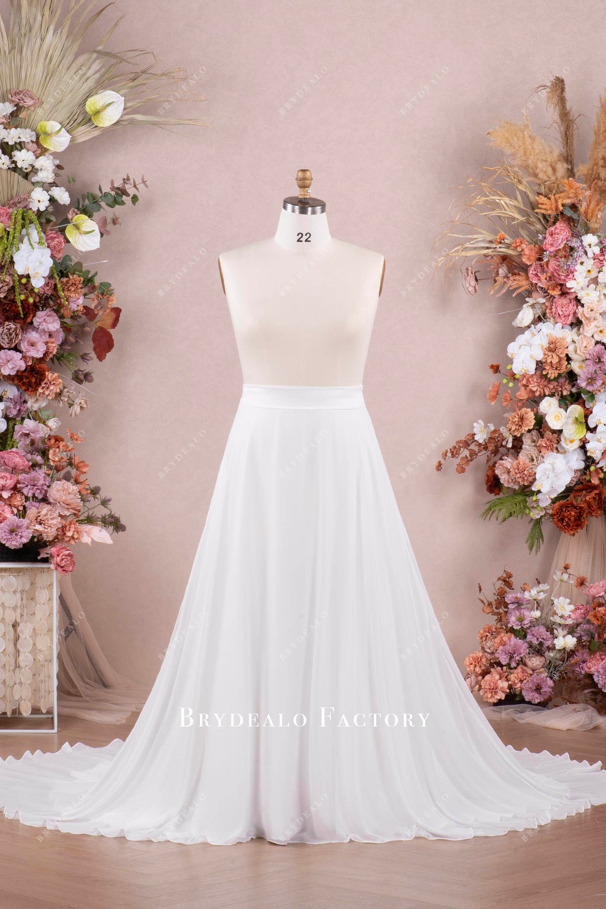 simple wedding skirt
