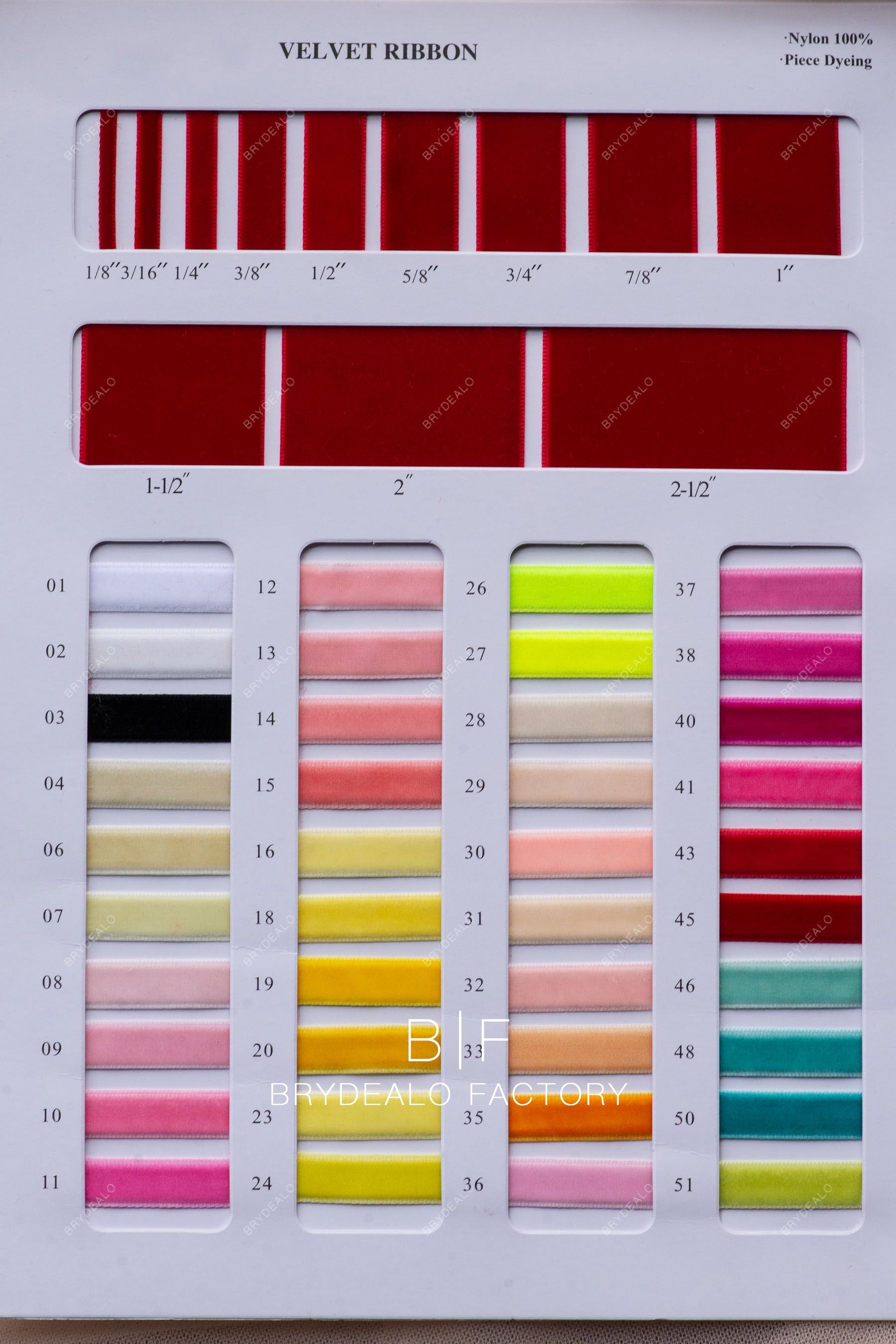 single face velvet ribbon