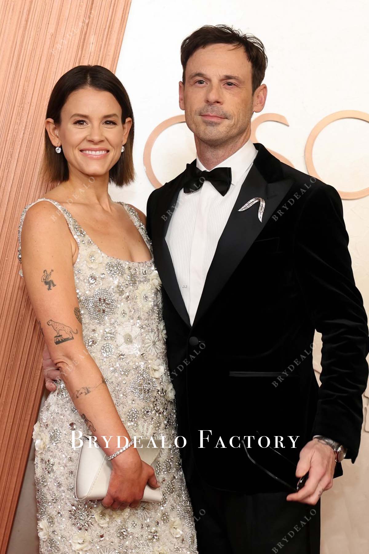 sleeveless Shauna Robertson 2025 Oscars red carpet dress