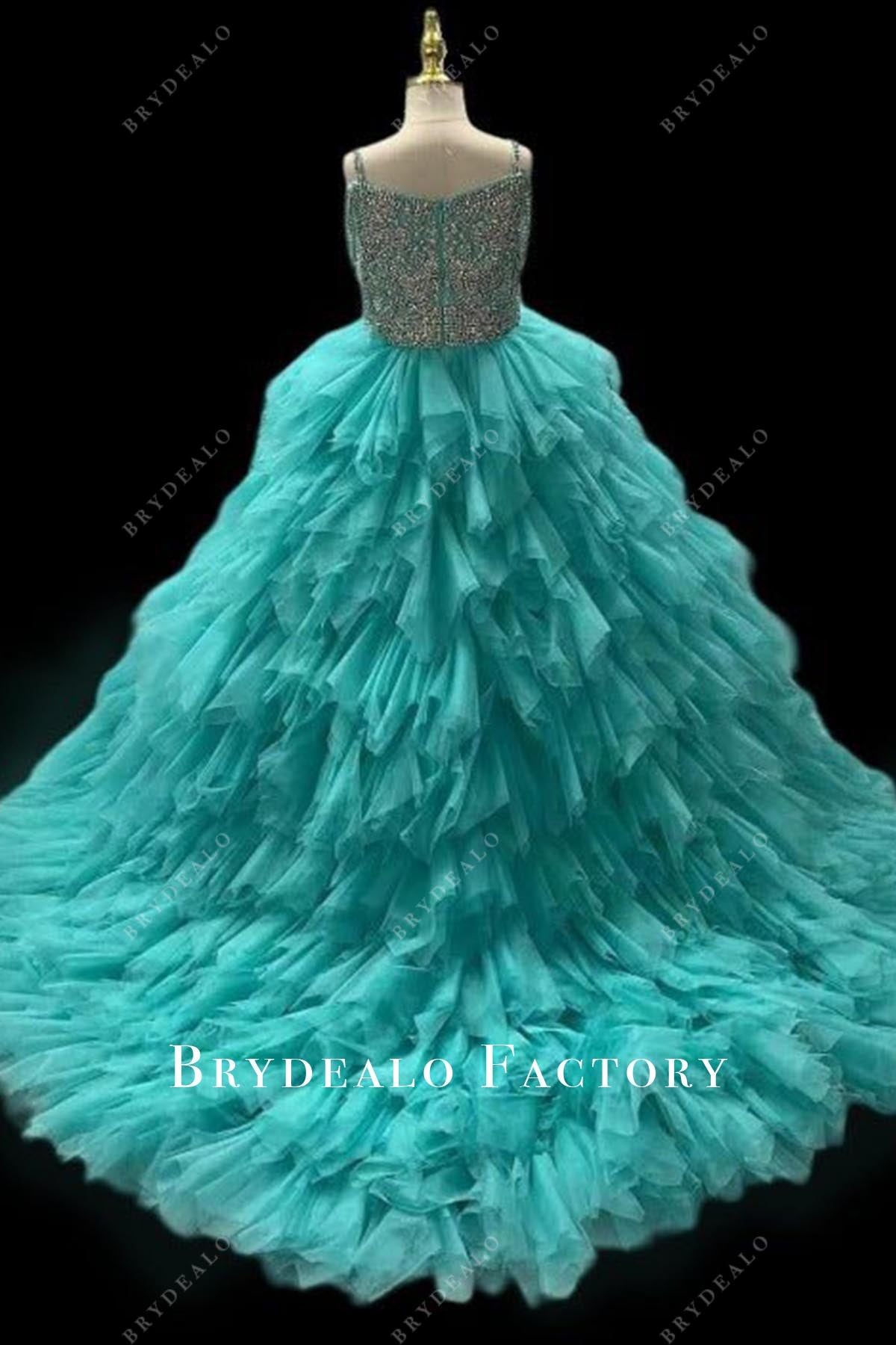 spa court train pageant dress