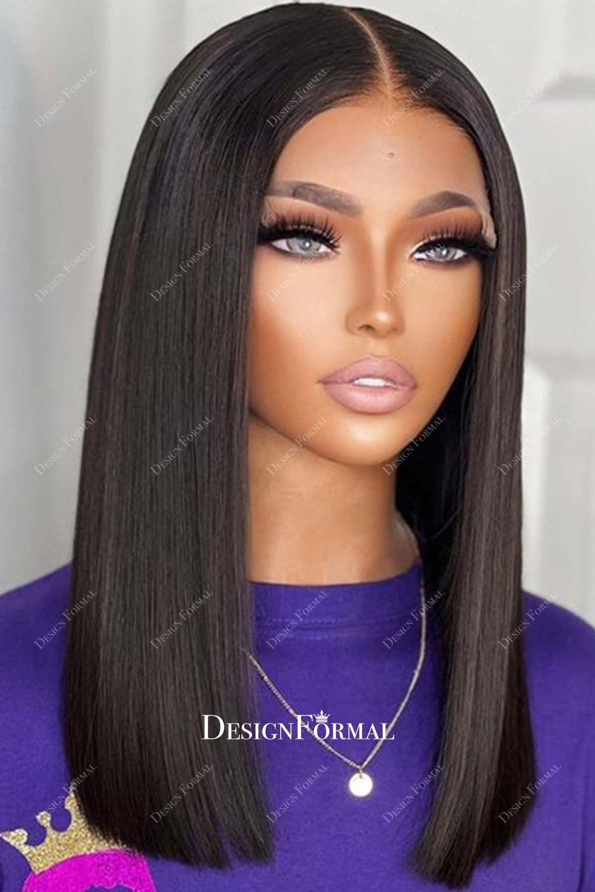 straight bra strap length wig