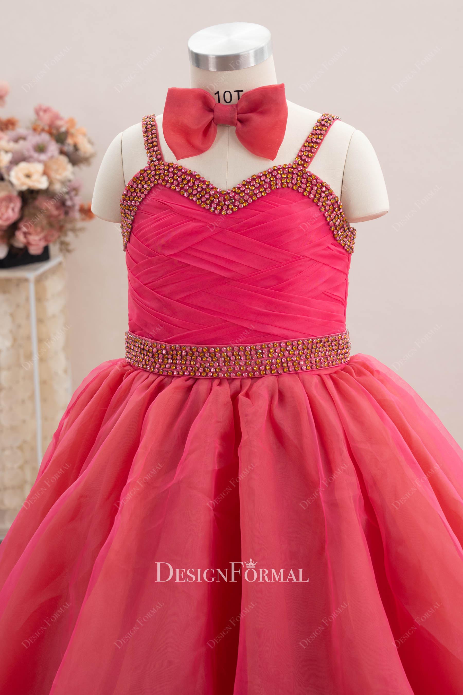 sweetheart neck a line pageant dress