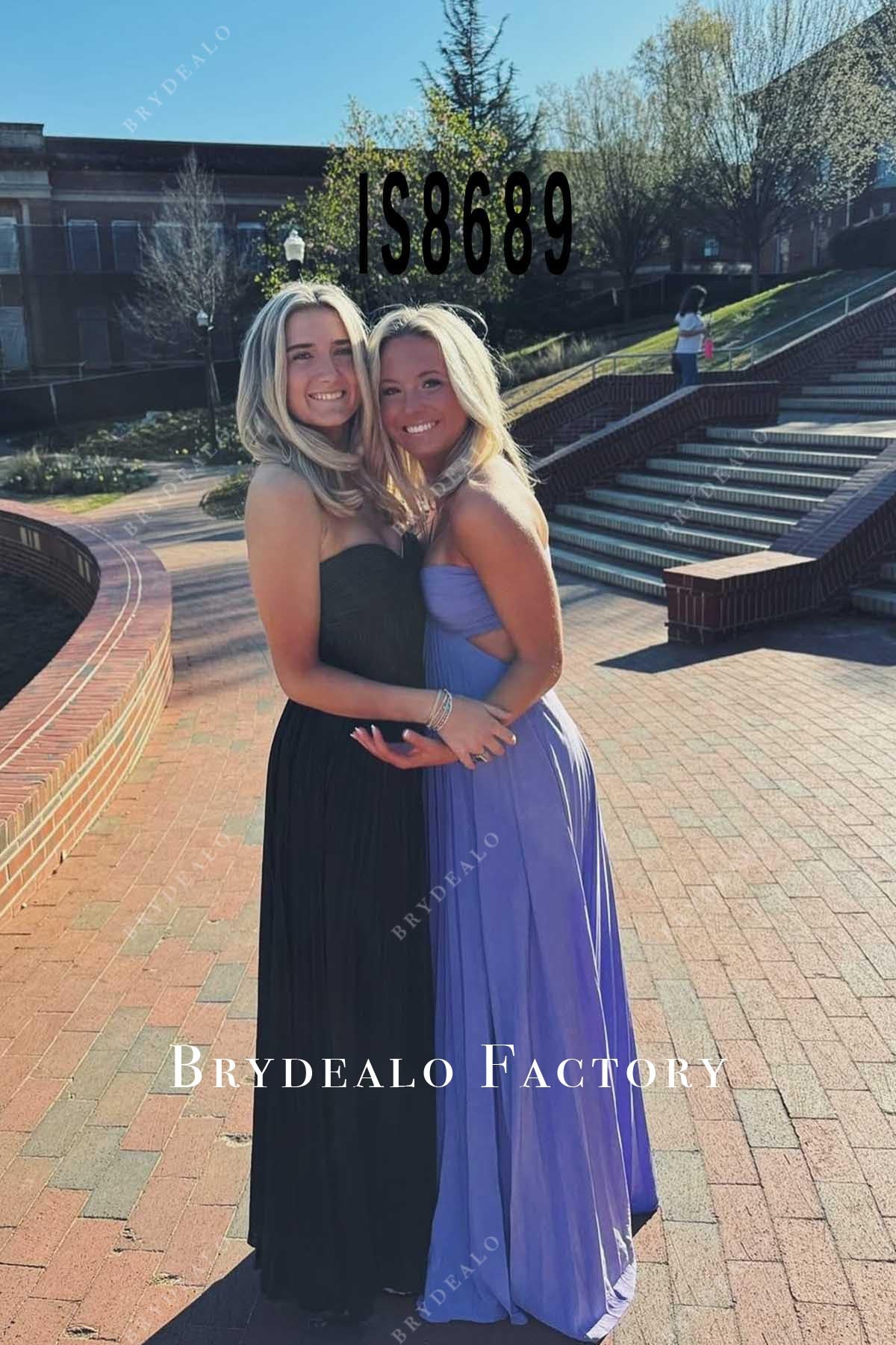 tahiti a line formal dress