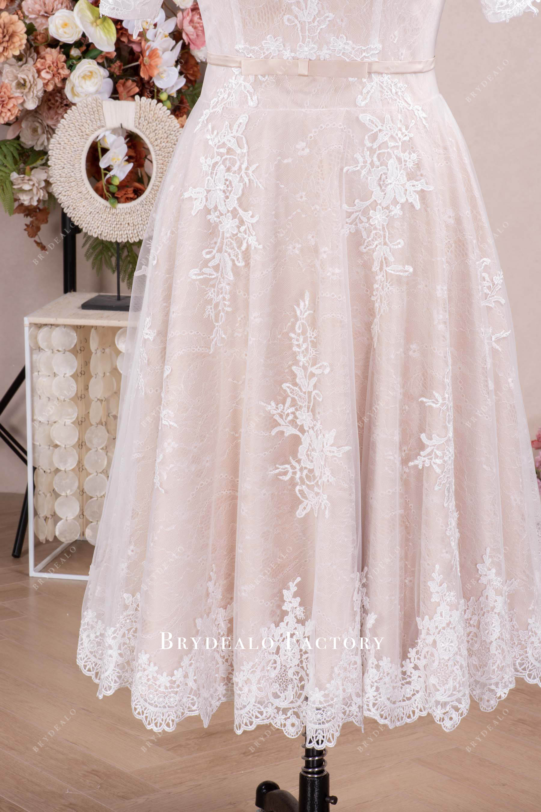 tea length wedding dress