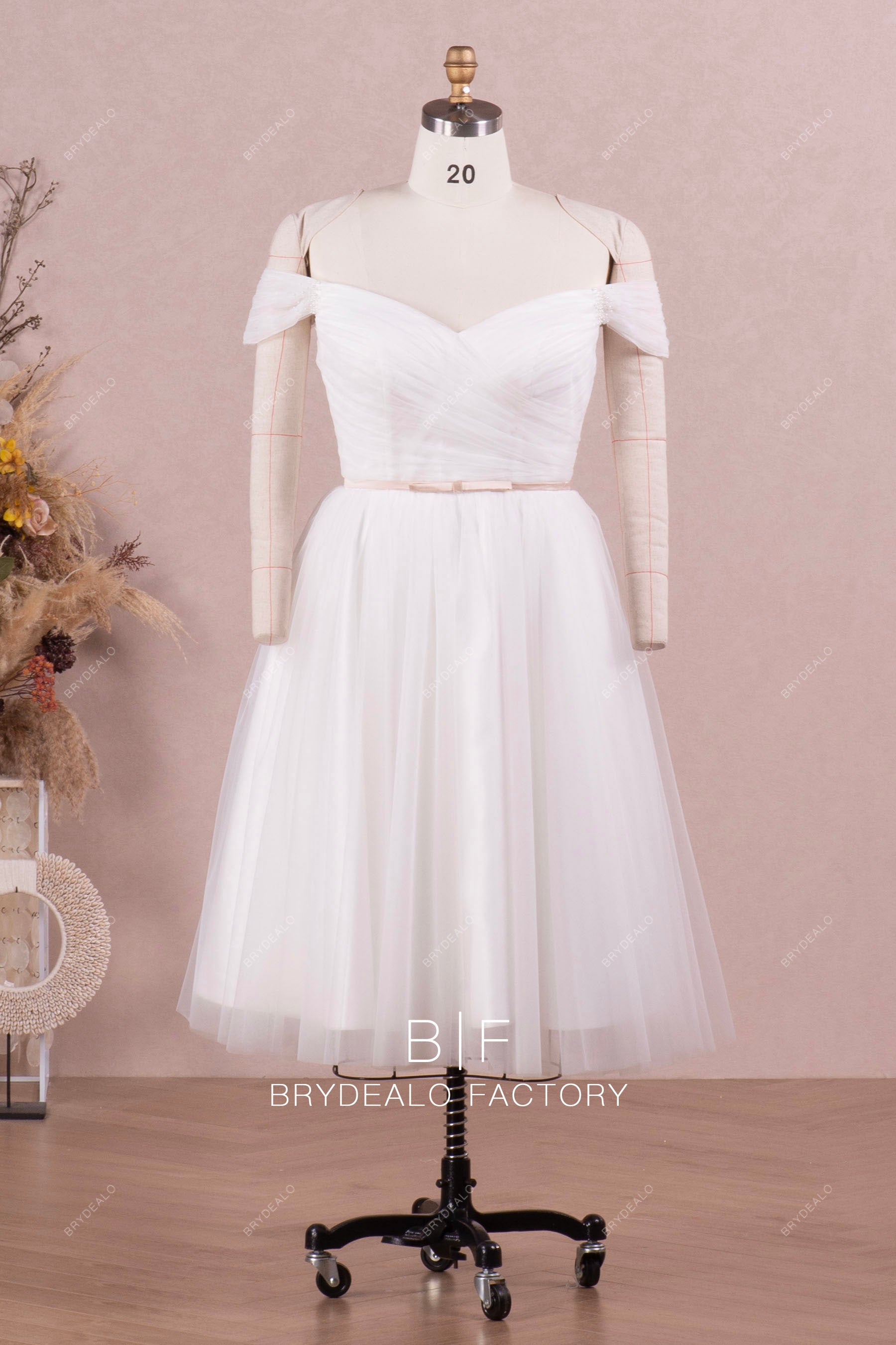 tea length wedding dress