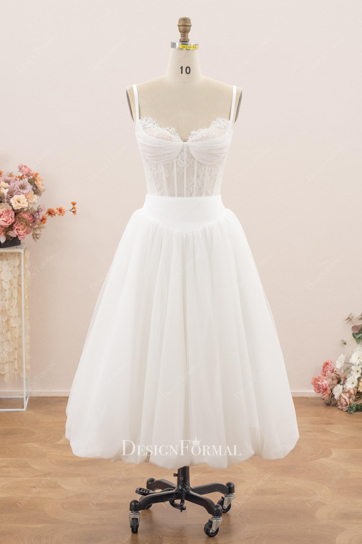 thin straps sweetheart neck wedding dress