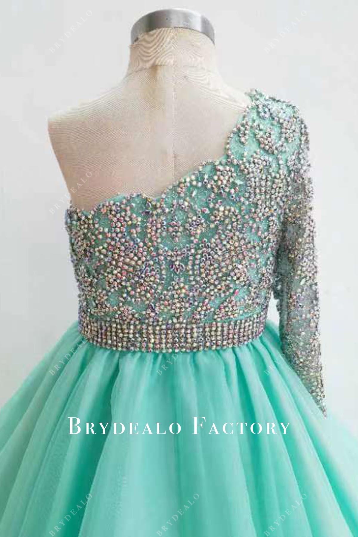 tiffany a line pageant dress