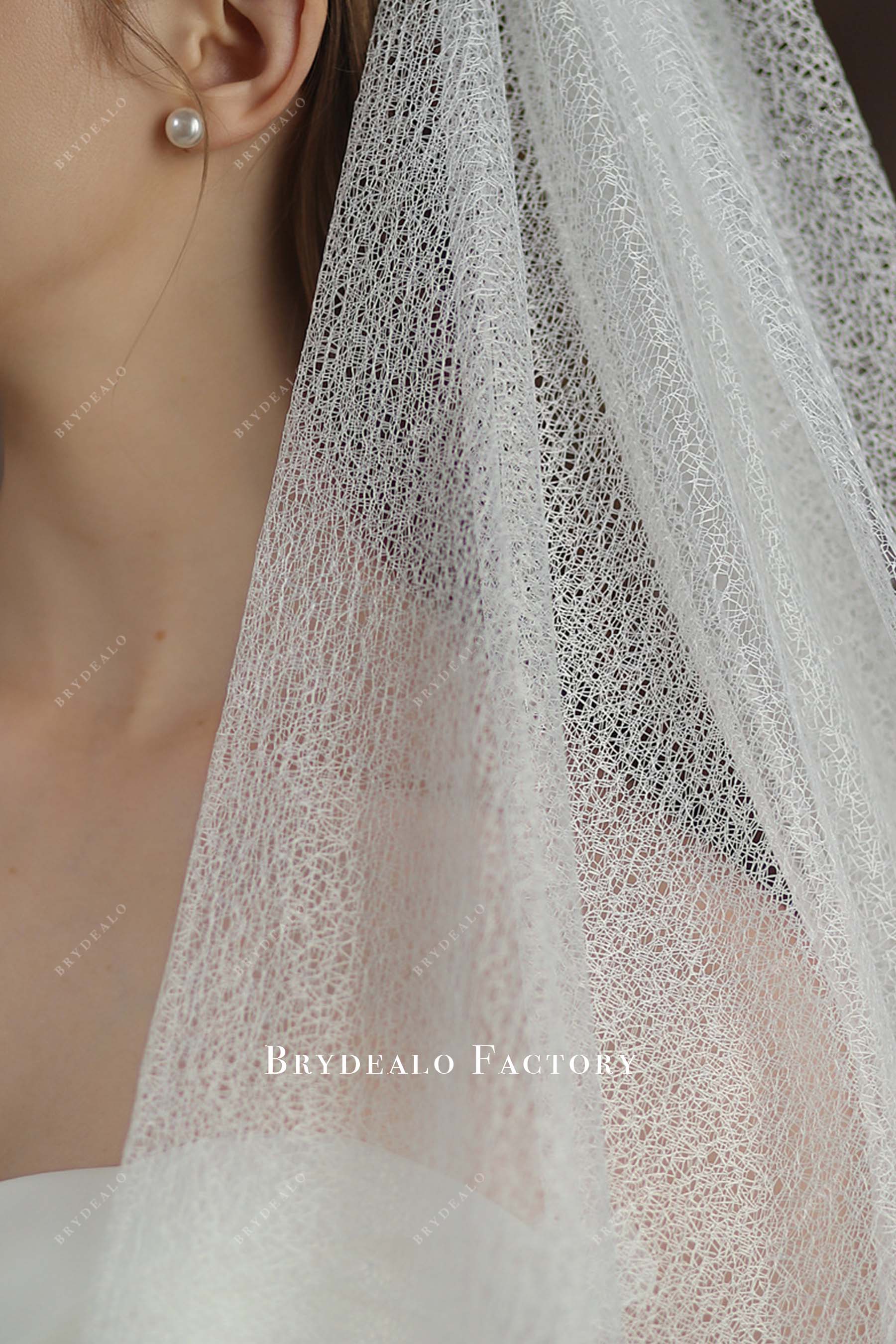 two tier bridal veil