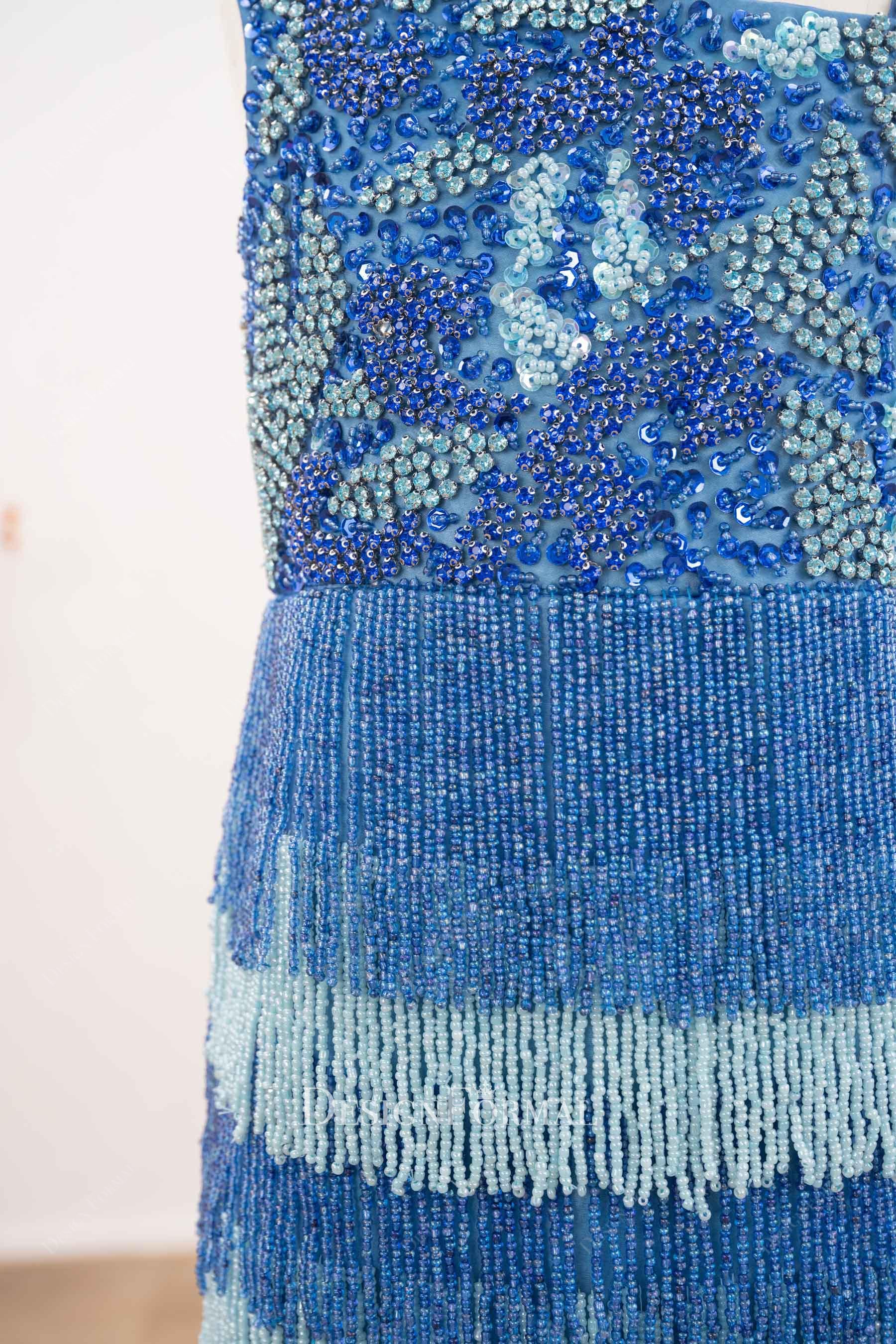 two tone glitter layered pageant dress
