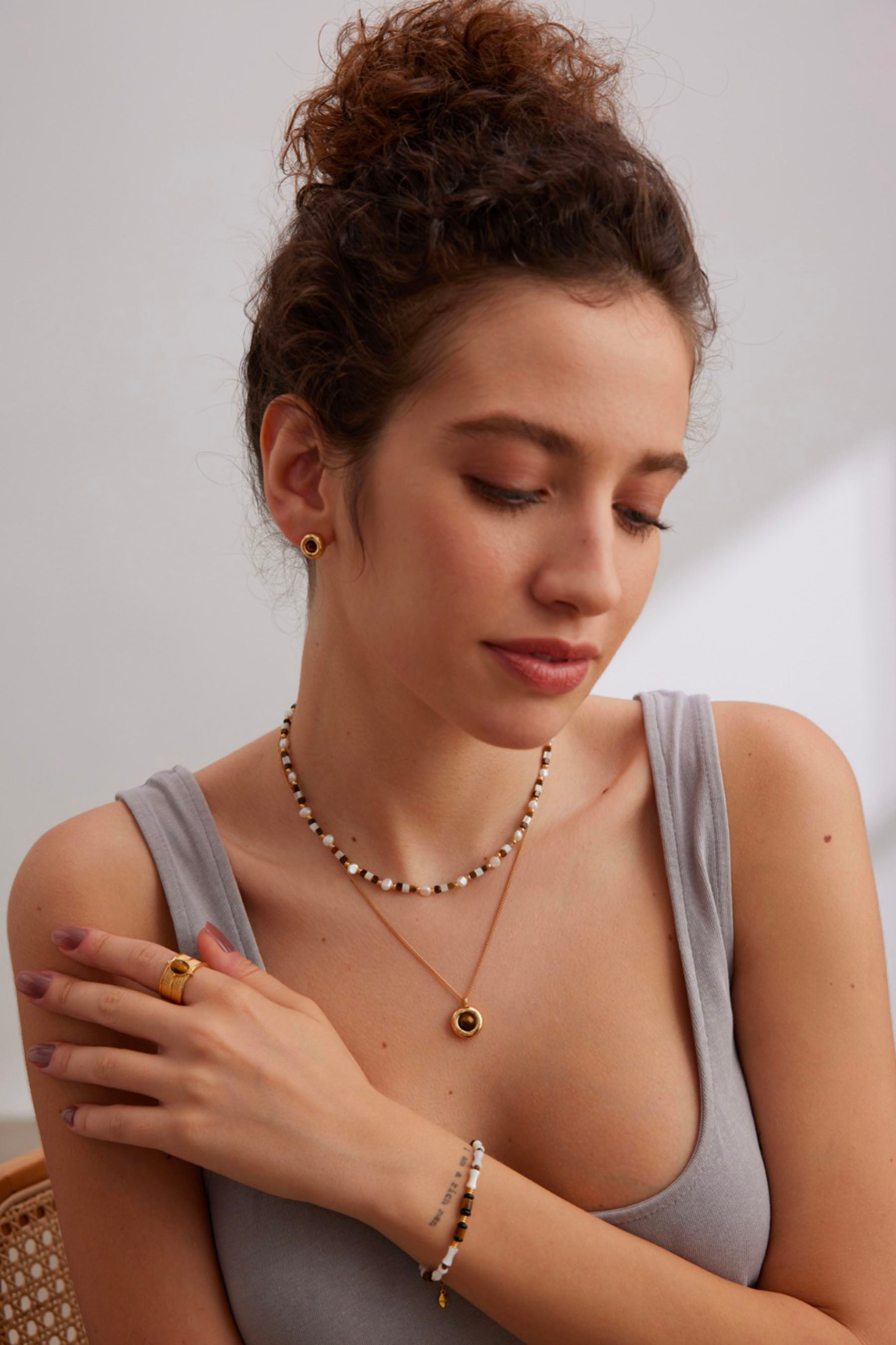 vintage pearls necklace