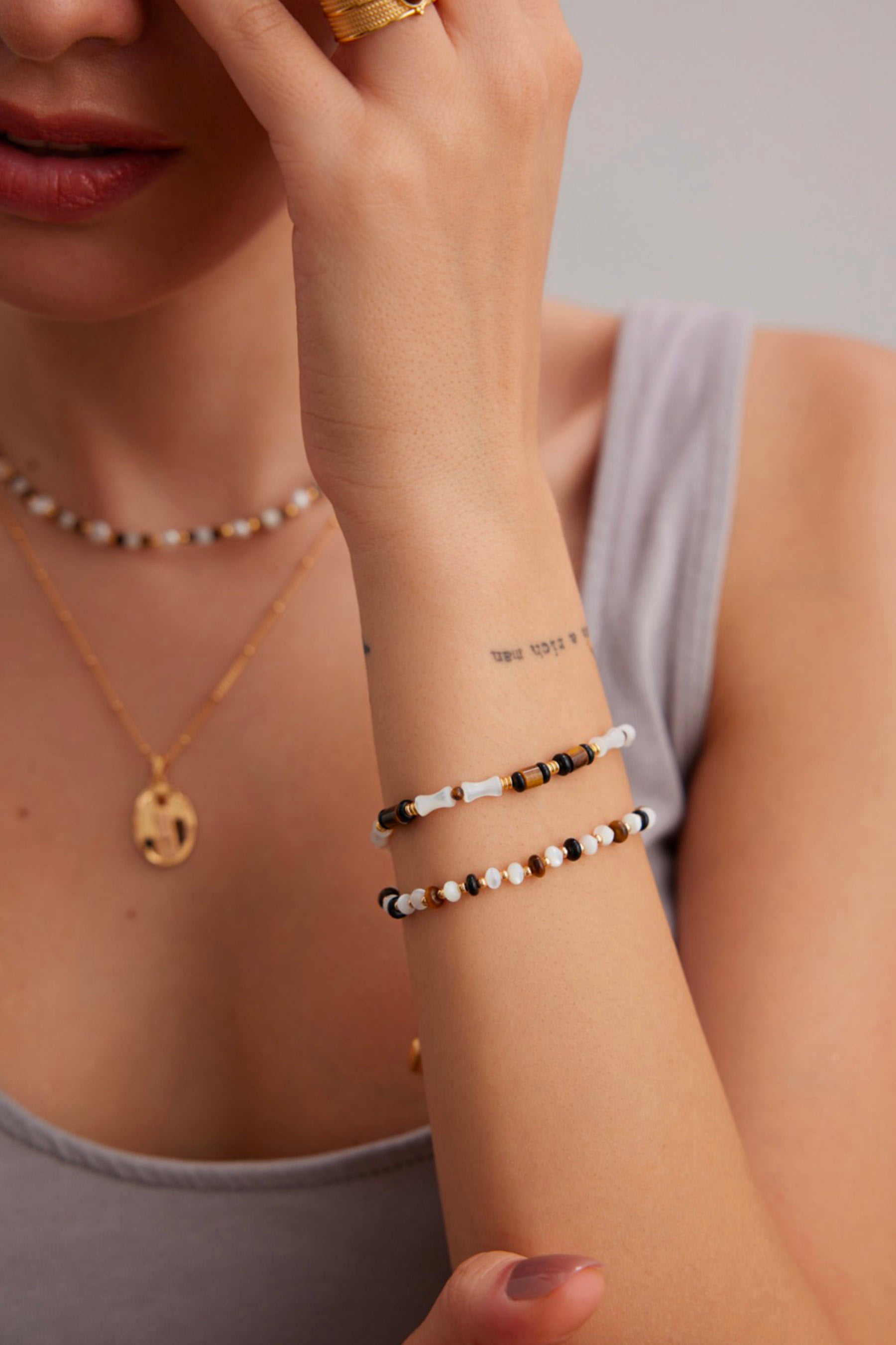 vintage tiger eye bracelet