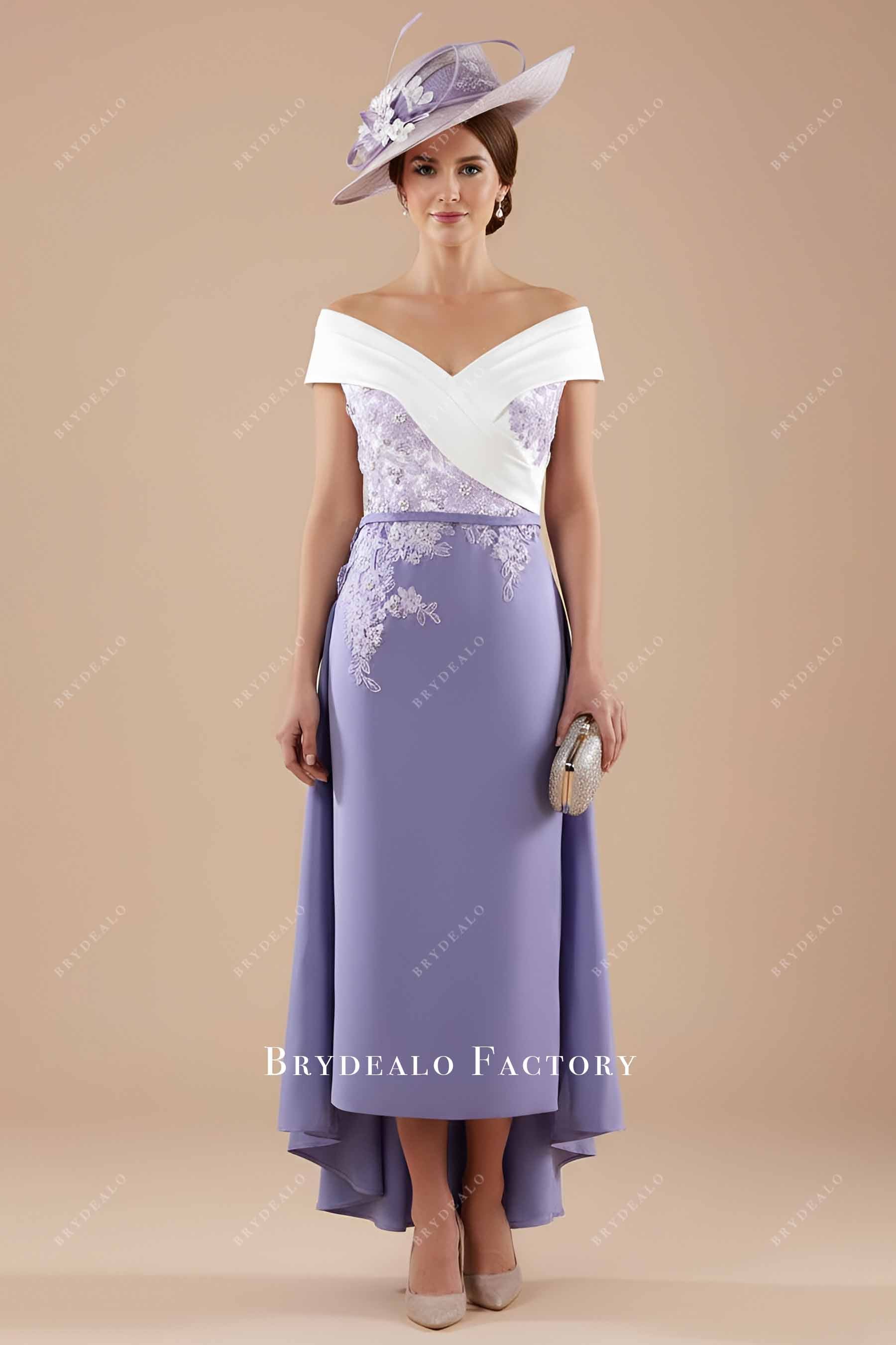 white christmas dresses THML Lavender Textured Ruffle Neck Sleeveless Dress – SSYS
