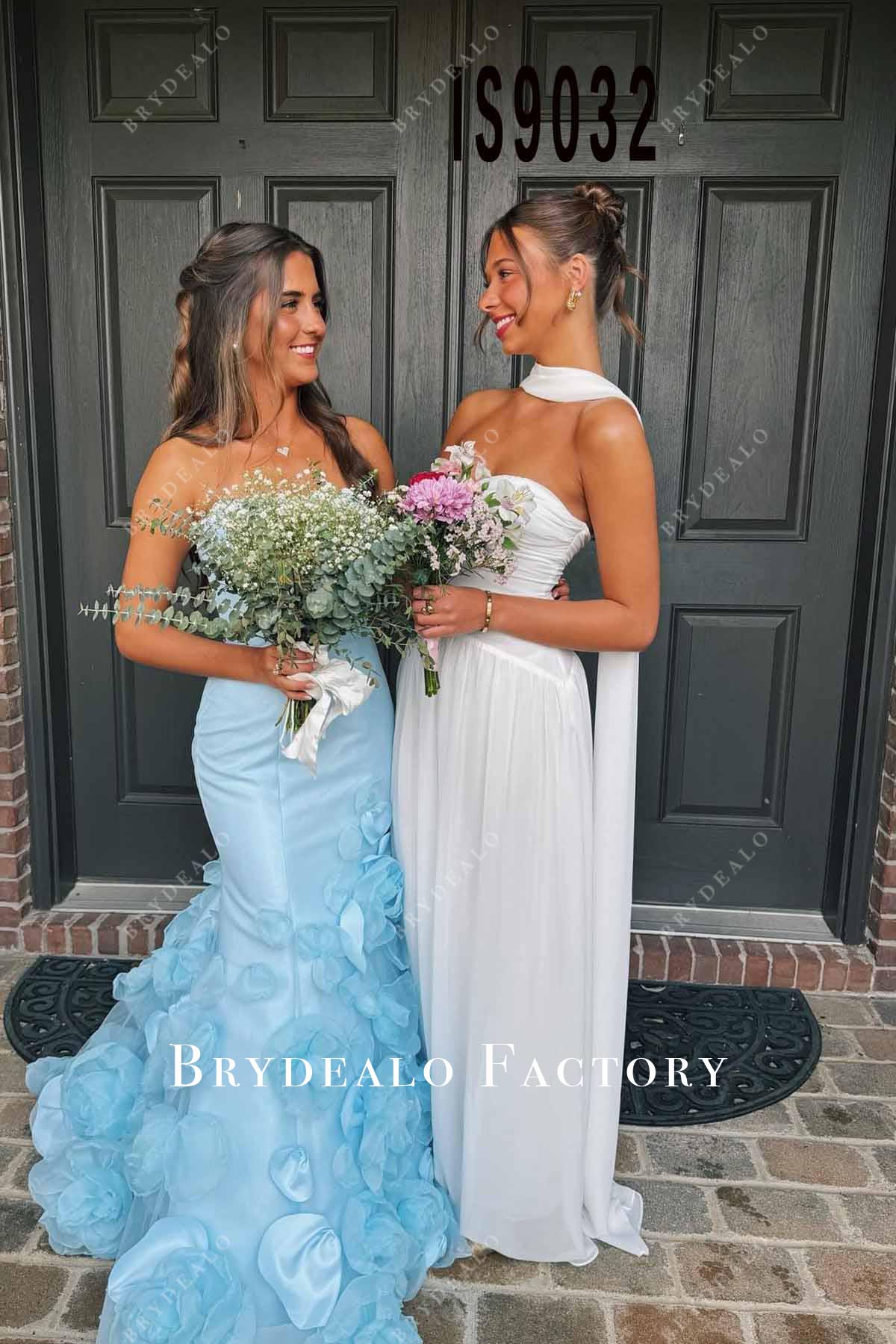 white shawl prom dress