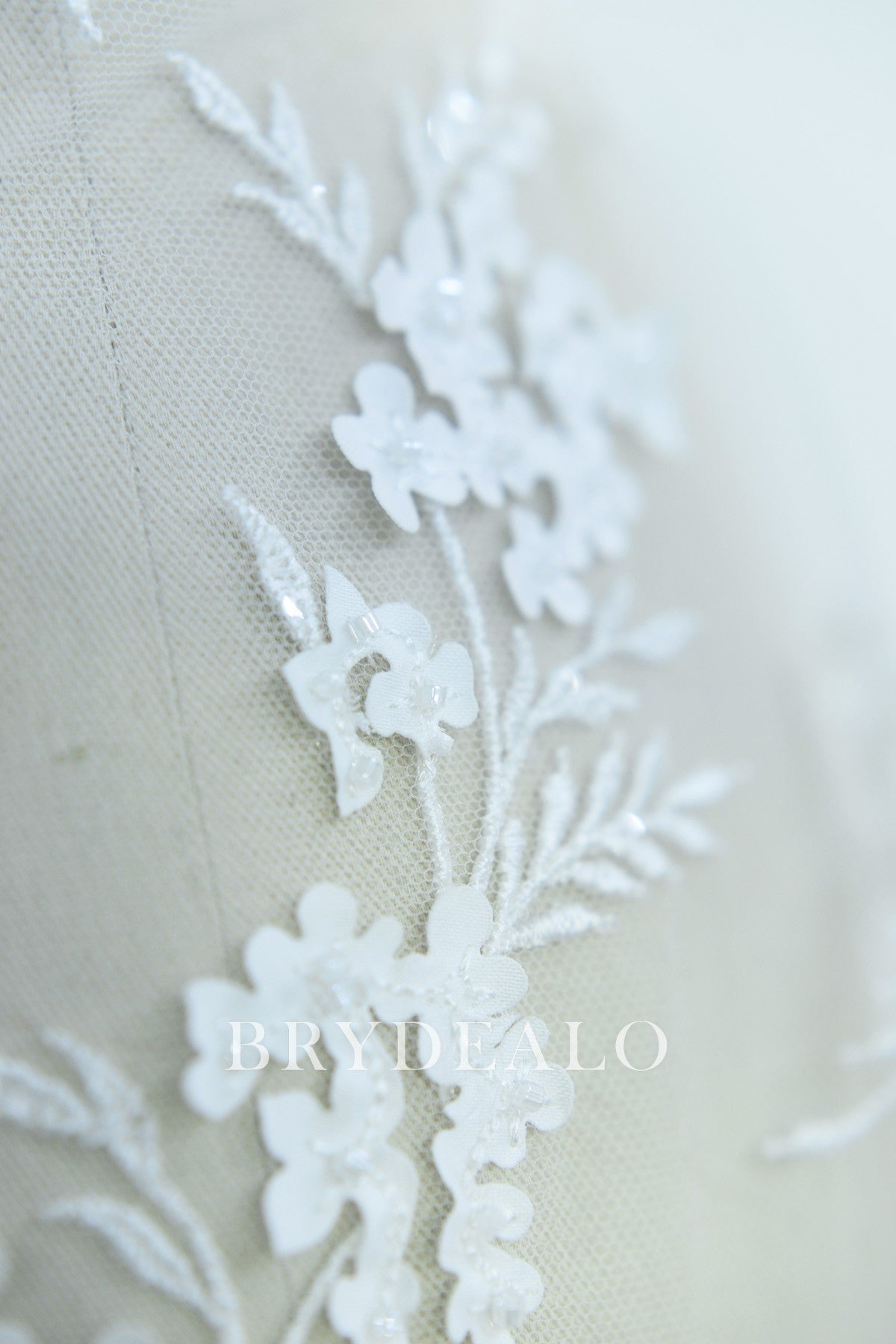 Best Embroidered Leaf Lace Fabric