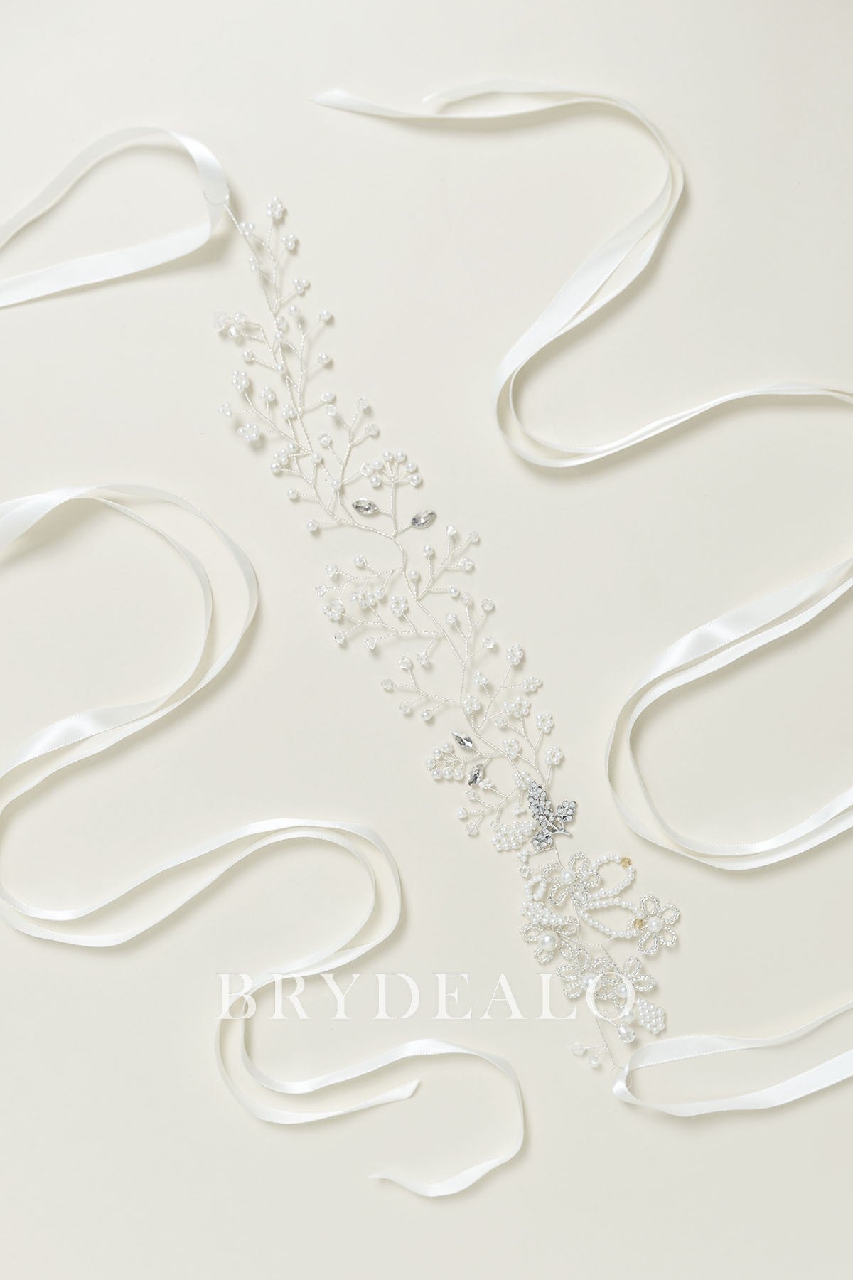 best Cabinet Crystal Silver Filament Sash