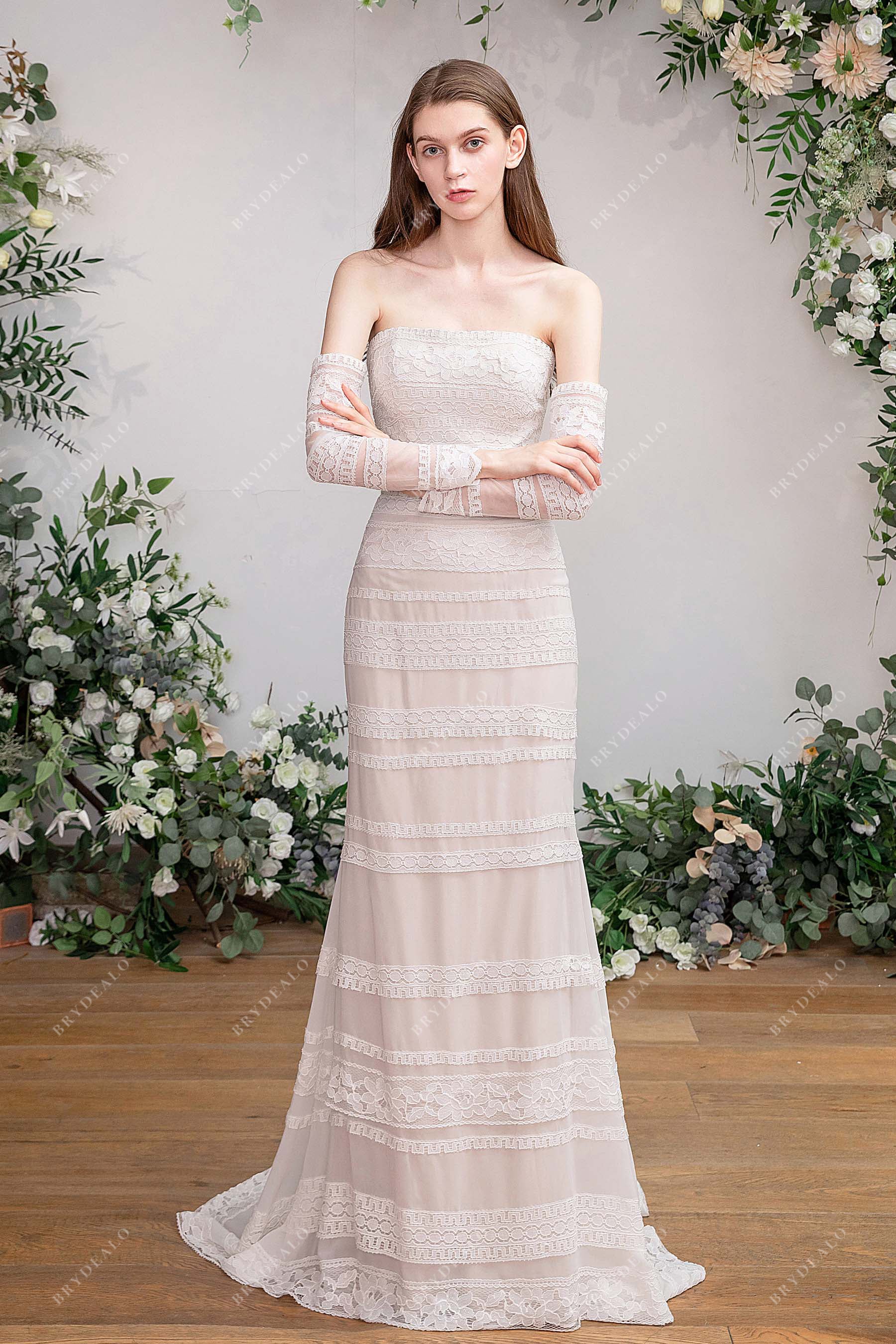 red tight fitted prom dresses Fit and flare boho wedding dress, 8 weeks / 16 main image 1