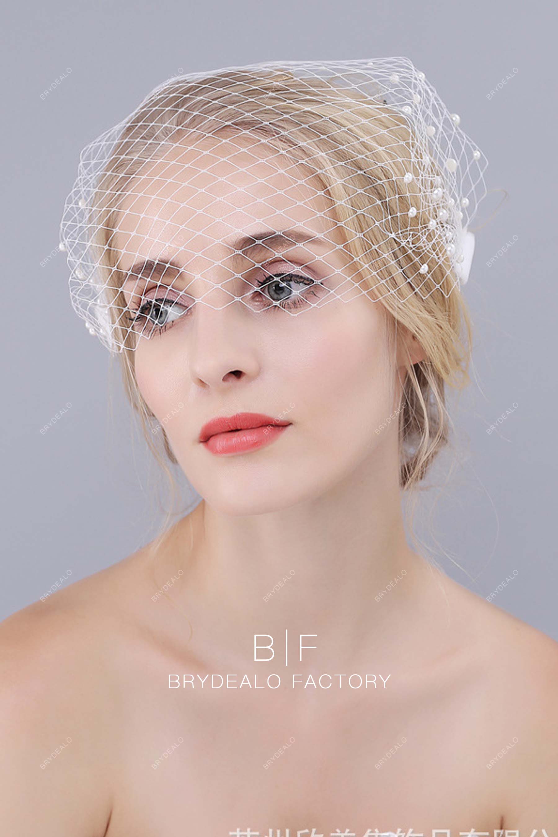 Classic Vintage Blusher Wedding Veil