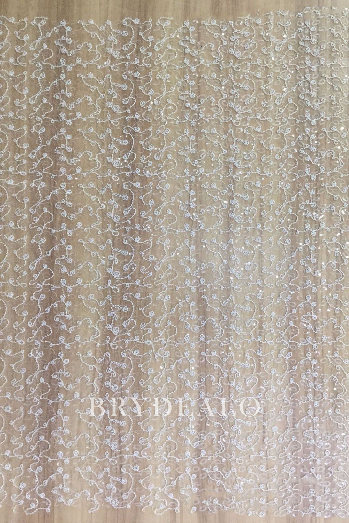 serried beaded lace for wedding dresses for sale