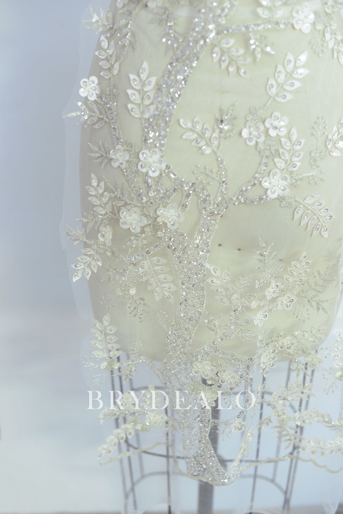 Embroidered Lace Fabric