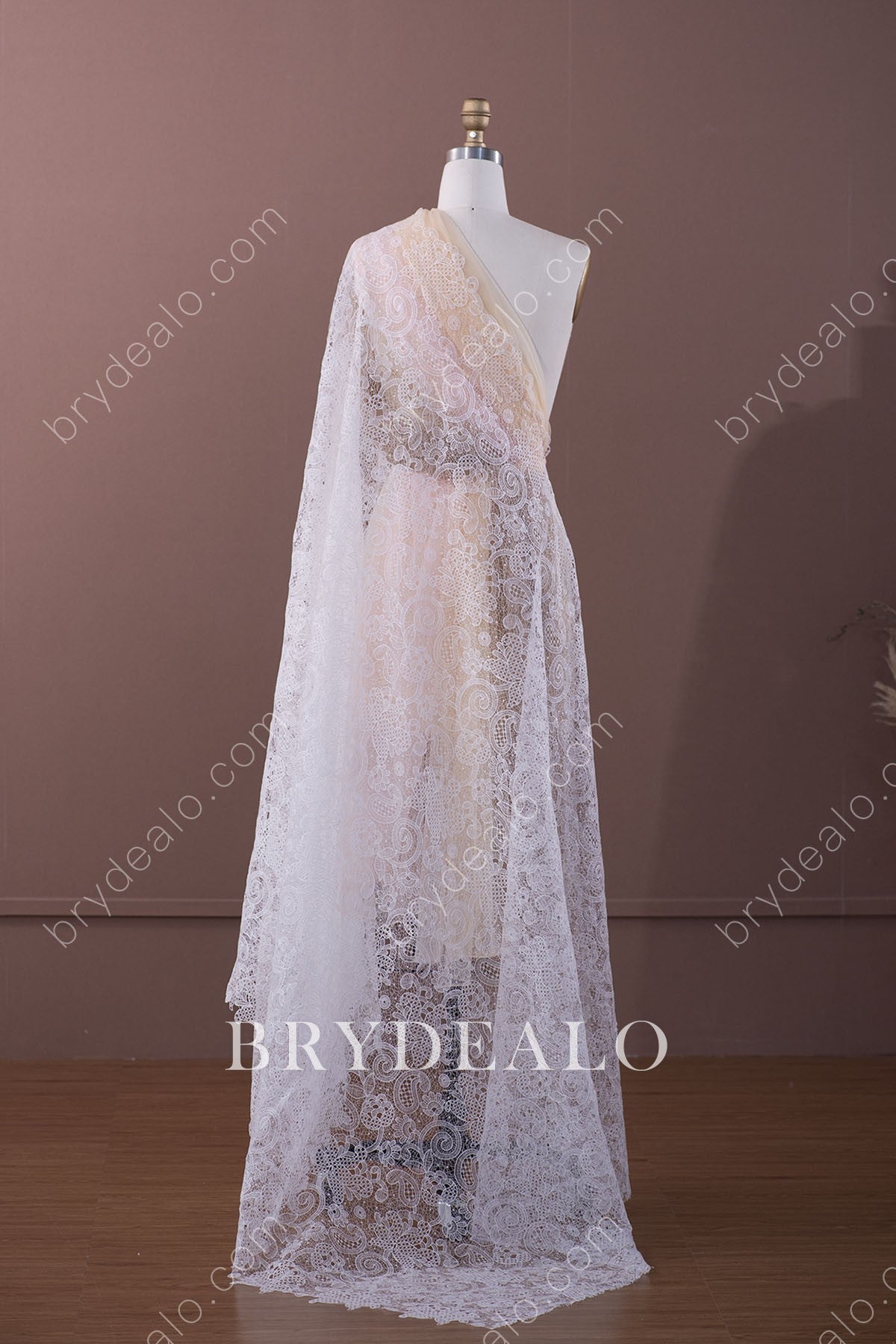 Beautiful Abstract Pattern Crochet Lace Fabric For Dresses