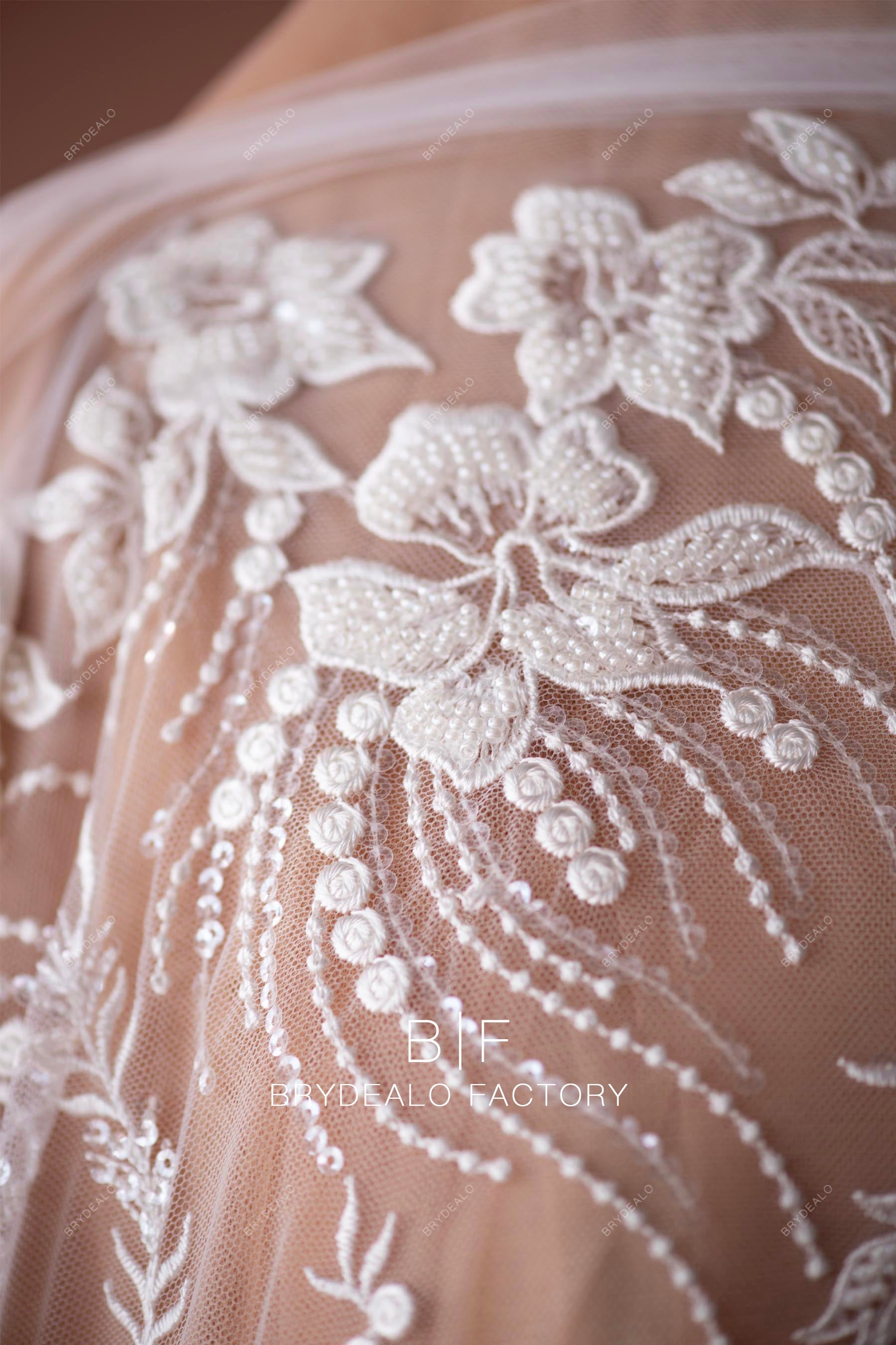 beaded luxury bridal lace online