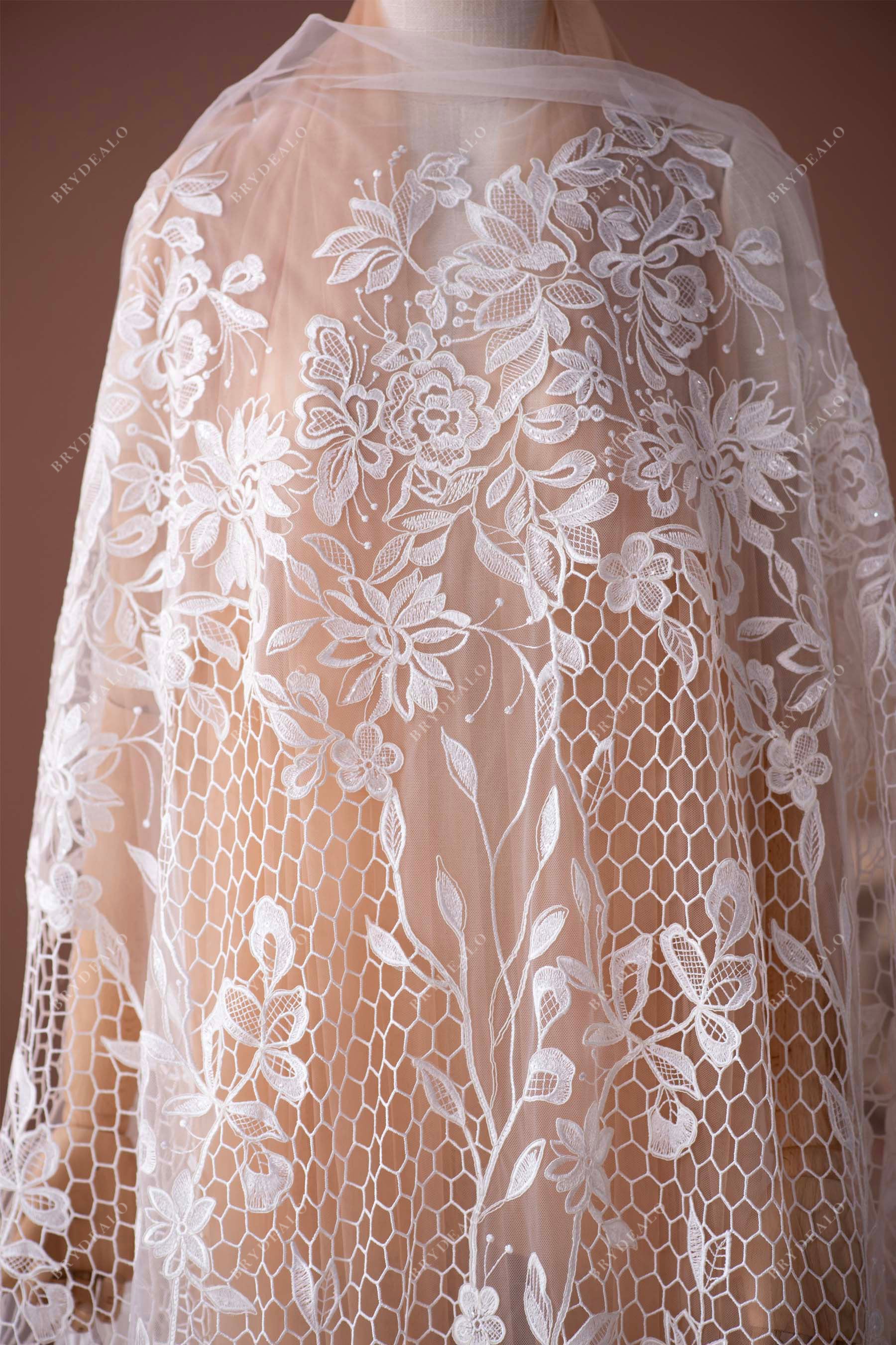 lace white dress with sleeves Modest White Lace Midi Dress – Stylish Myla Lace Medium main image 0