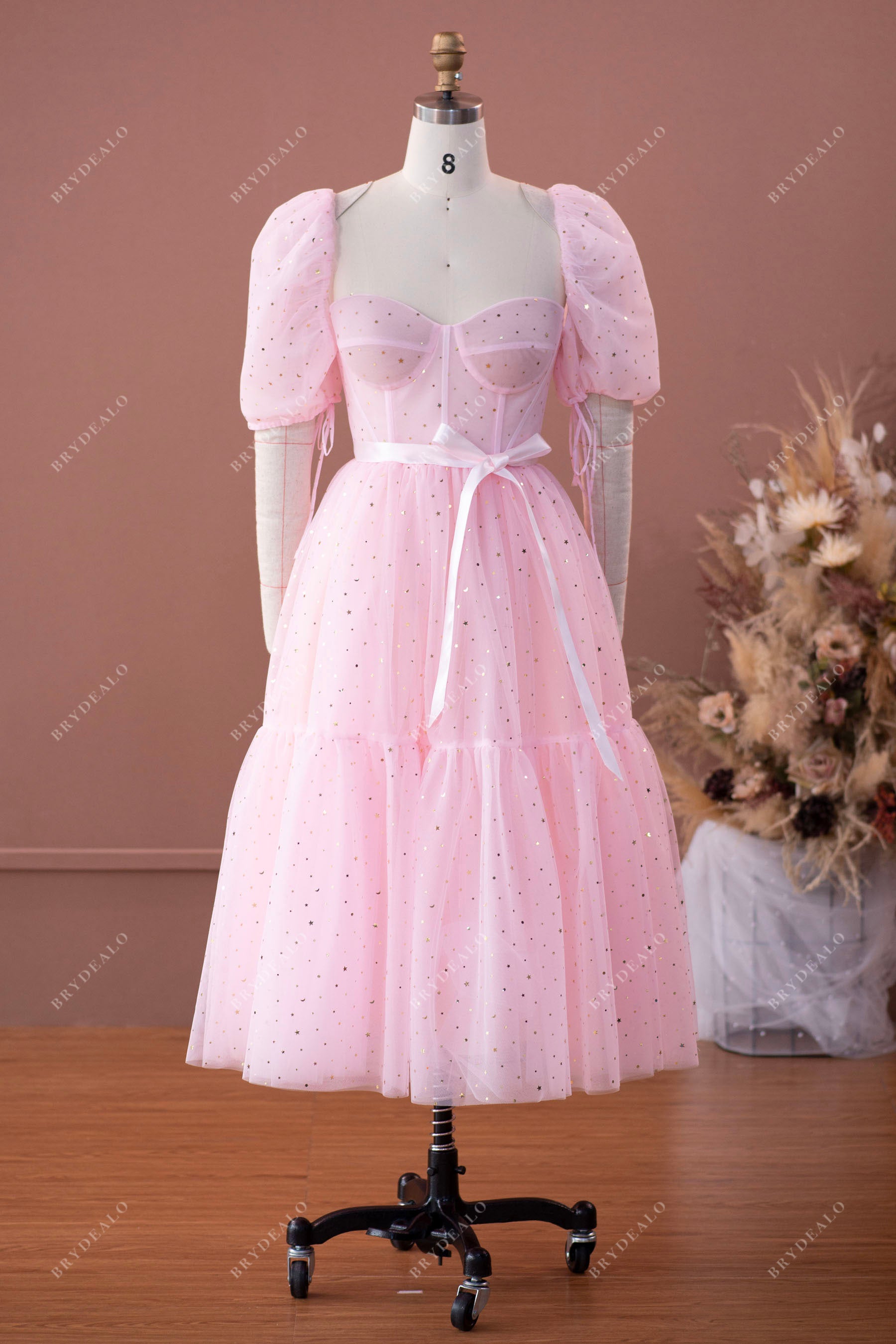open lace back dress Rhinestone Corset Bubble Mini Homecoming Dress with Lace-Up Back – H1120 –  Viniodress