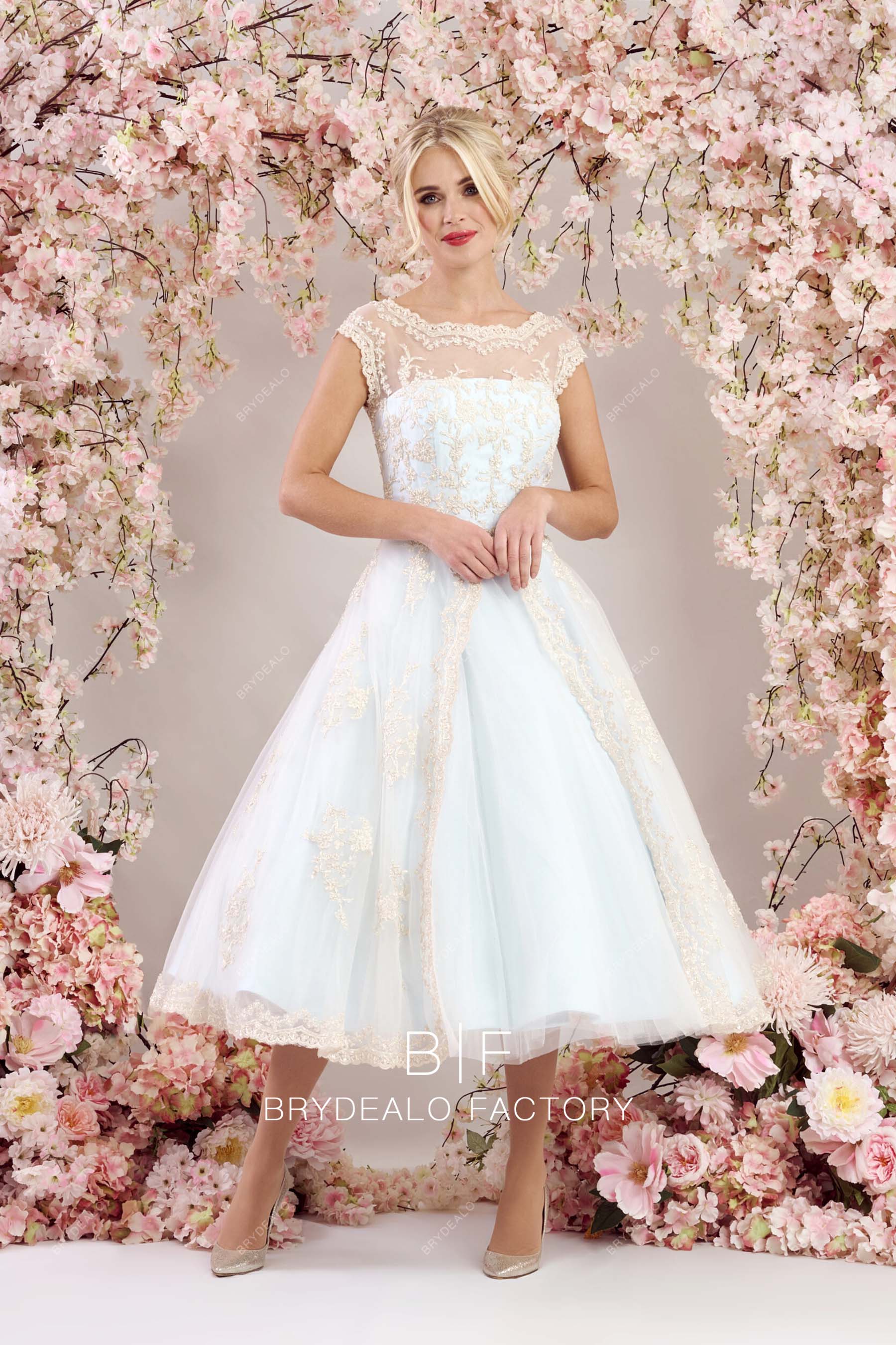 Vintage casual 2025 wedding dress