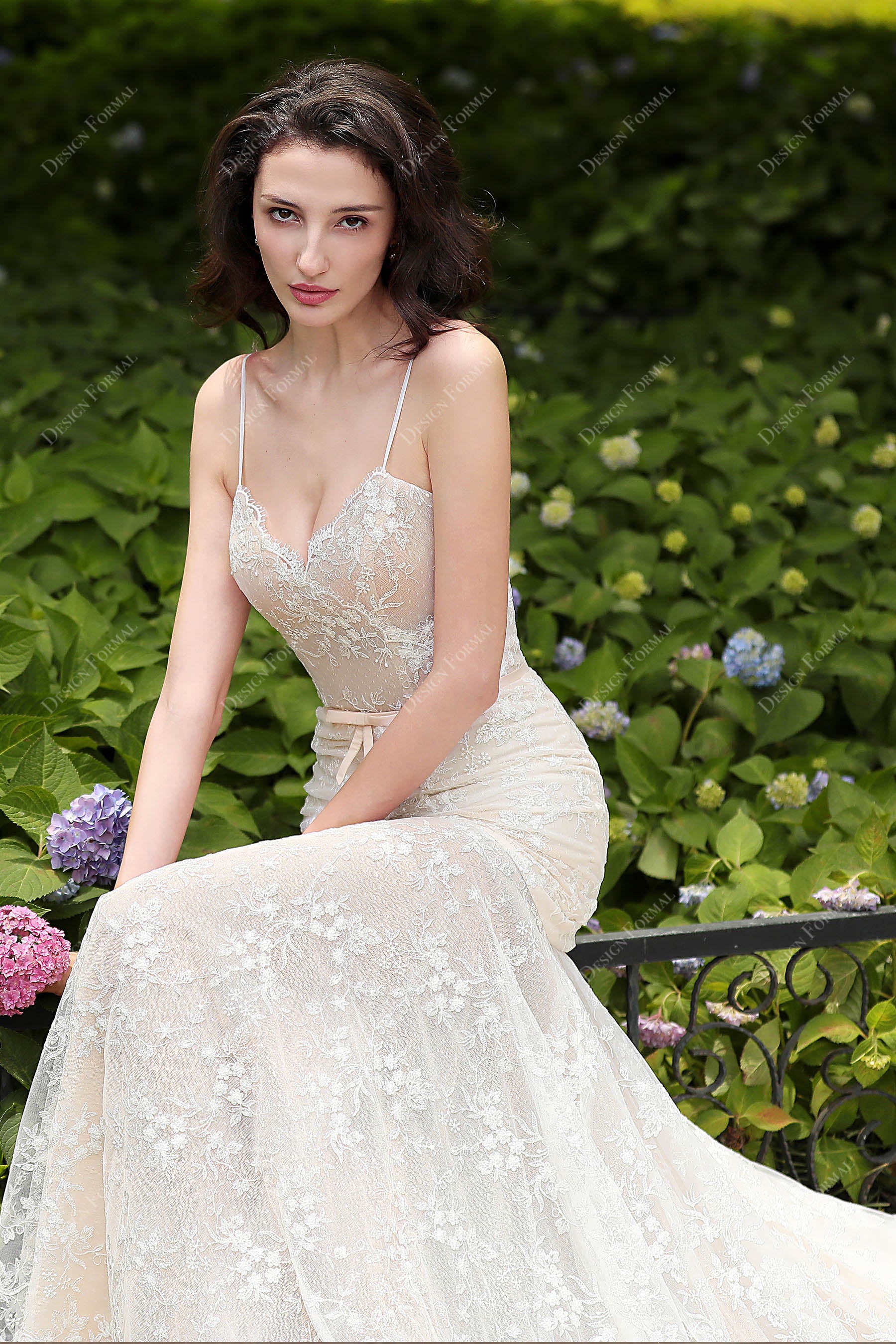 Corset Sweetheart Neck Wedding Dress