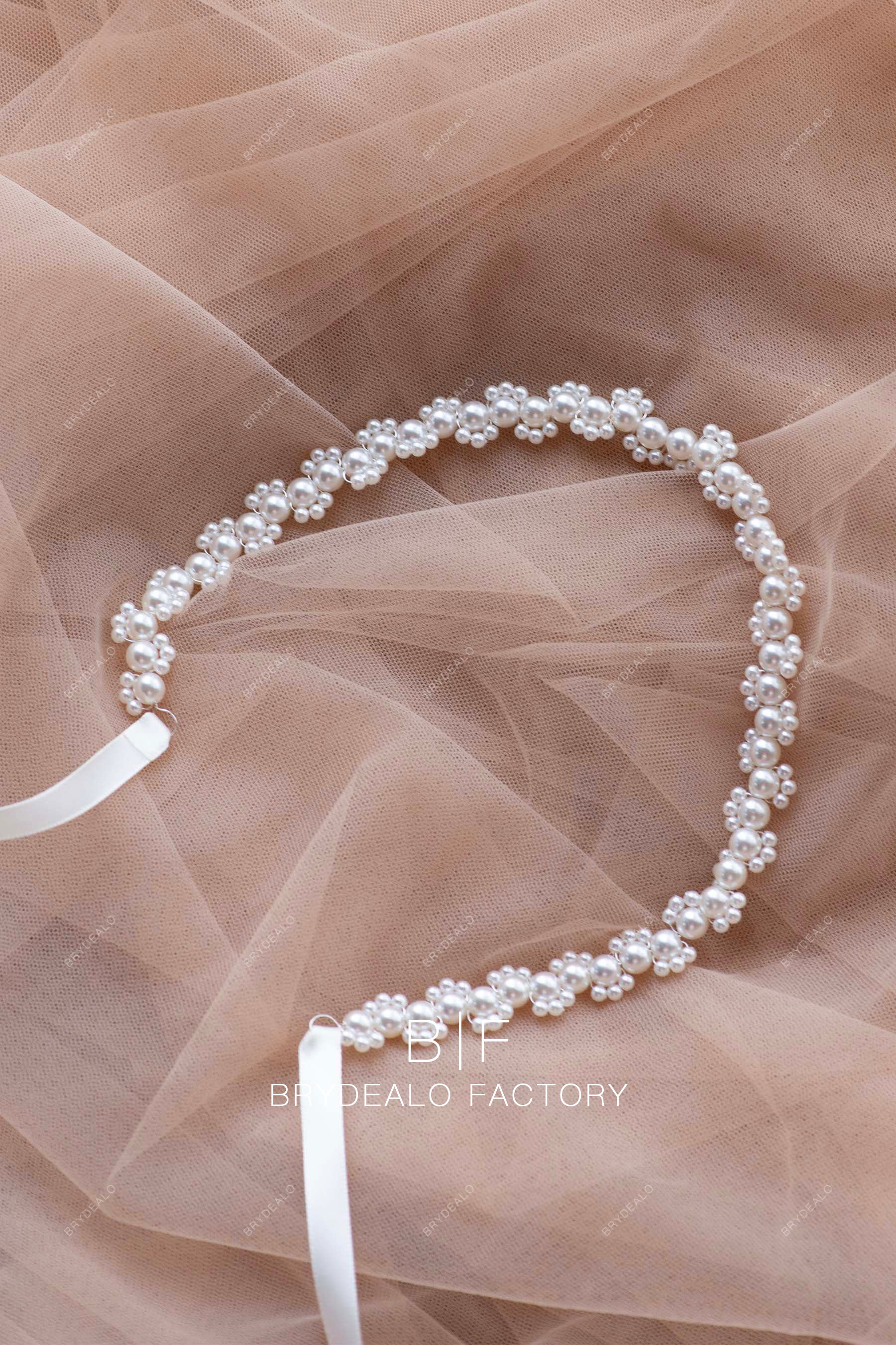 Popular Pearl Bridal Belt Online For Wedding Dresses For Sale