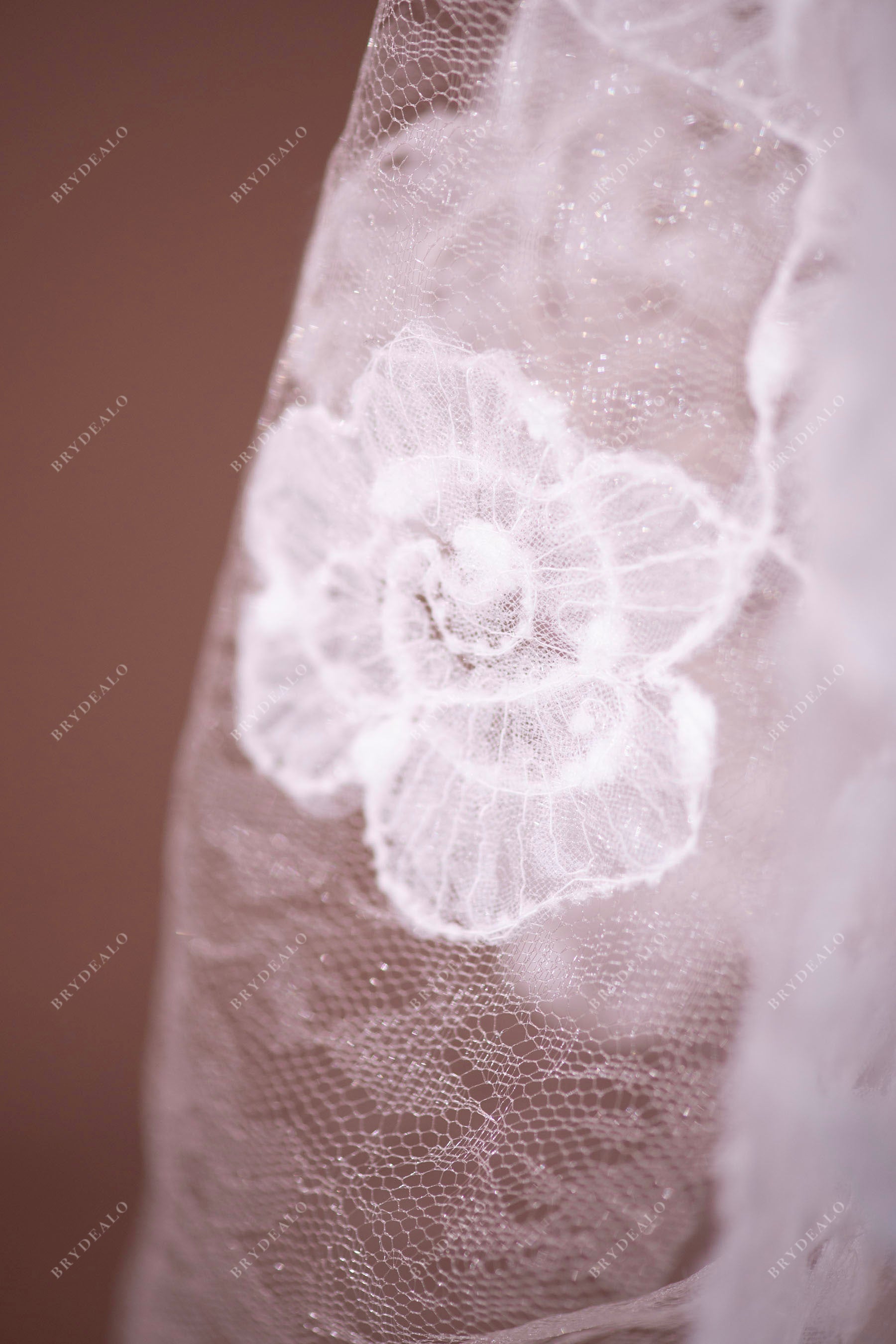 wholesale 3D tulle flower lace