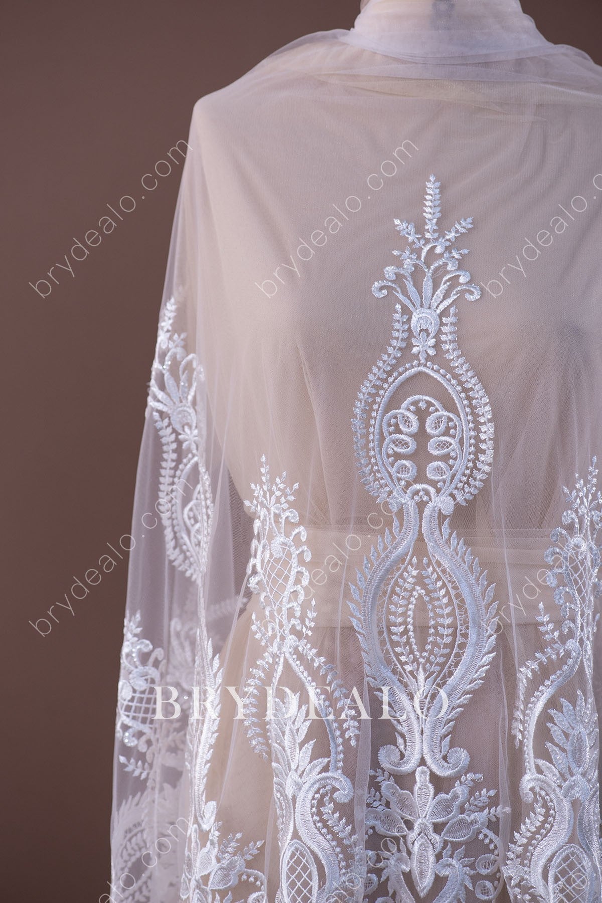 Designer Embroidery Lace Fabric Online
