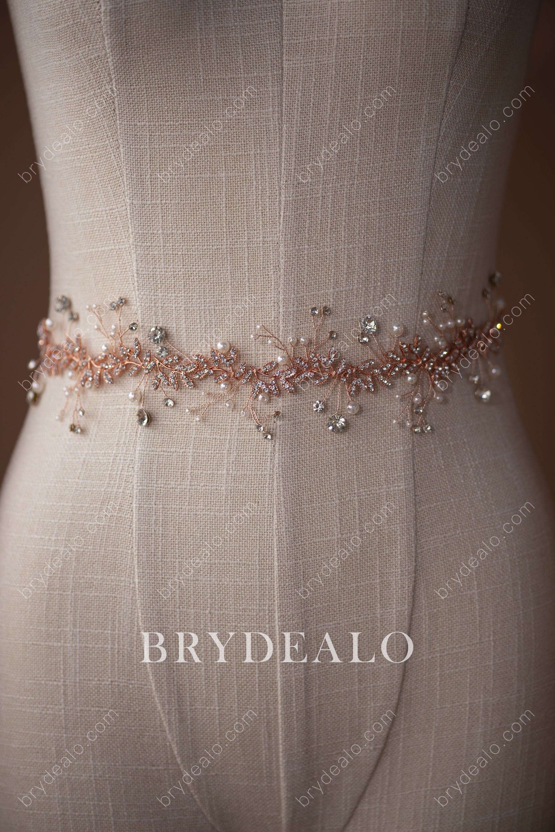 rose gold belt for bridesmaid dress Rose Gold Bridesmaids Belt-rose Gold Flower Girl Sash-rhinestone Belt- Thin Bridal Sash-bridal Belt Bridesmaids Sash- B093