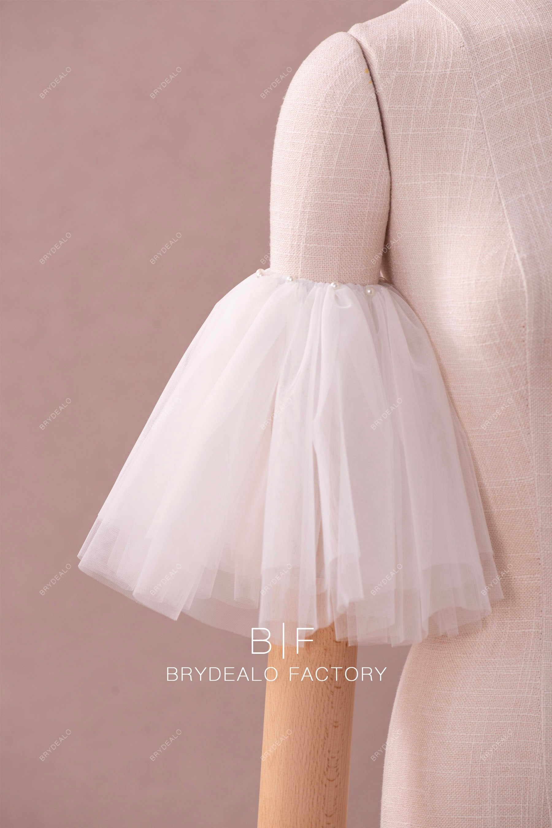 fairy short tulle sleeves for sale