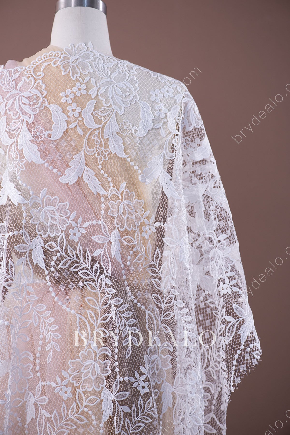 Best Wholesale Glamorous Flower Cording Lace Fabric online