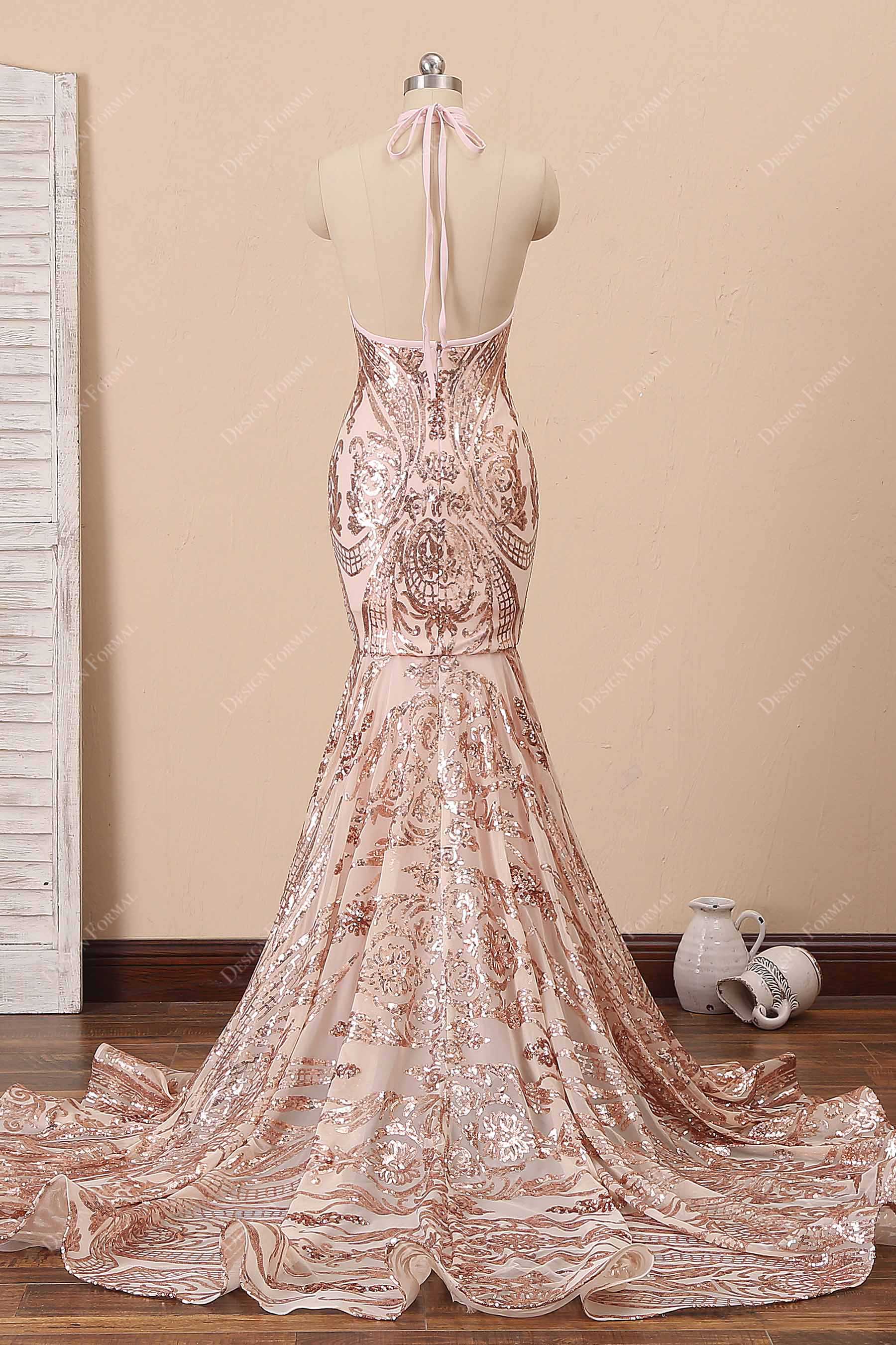 low-back-rose-gold-sequin-long-dress