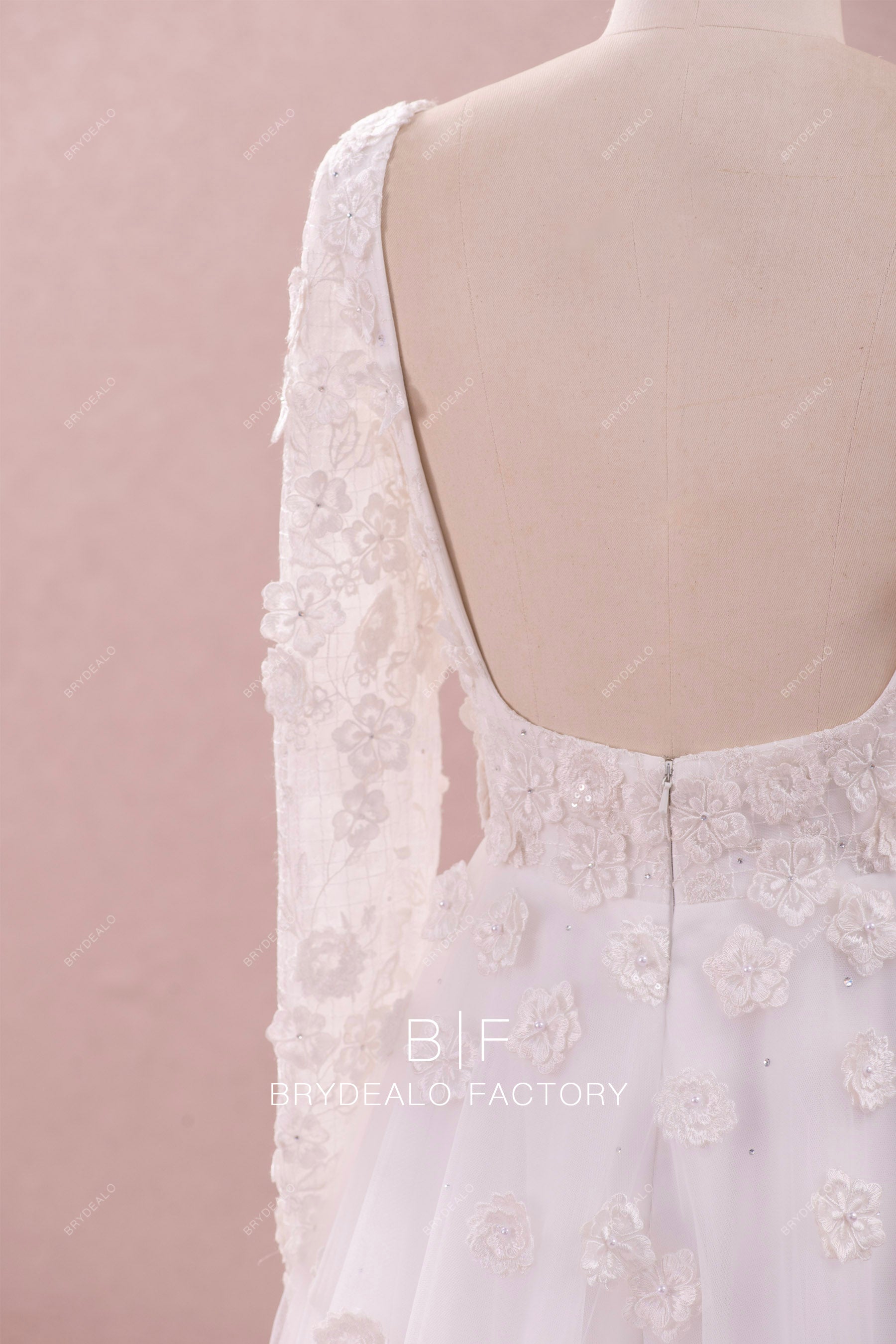 open back destination wedding dress