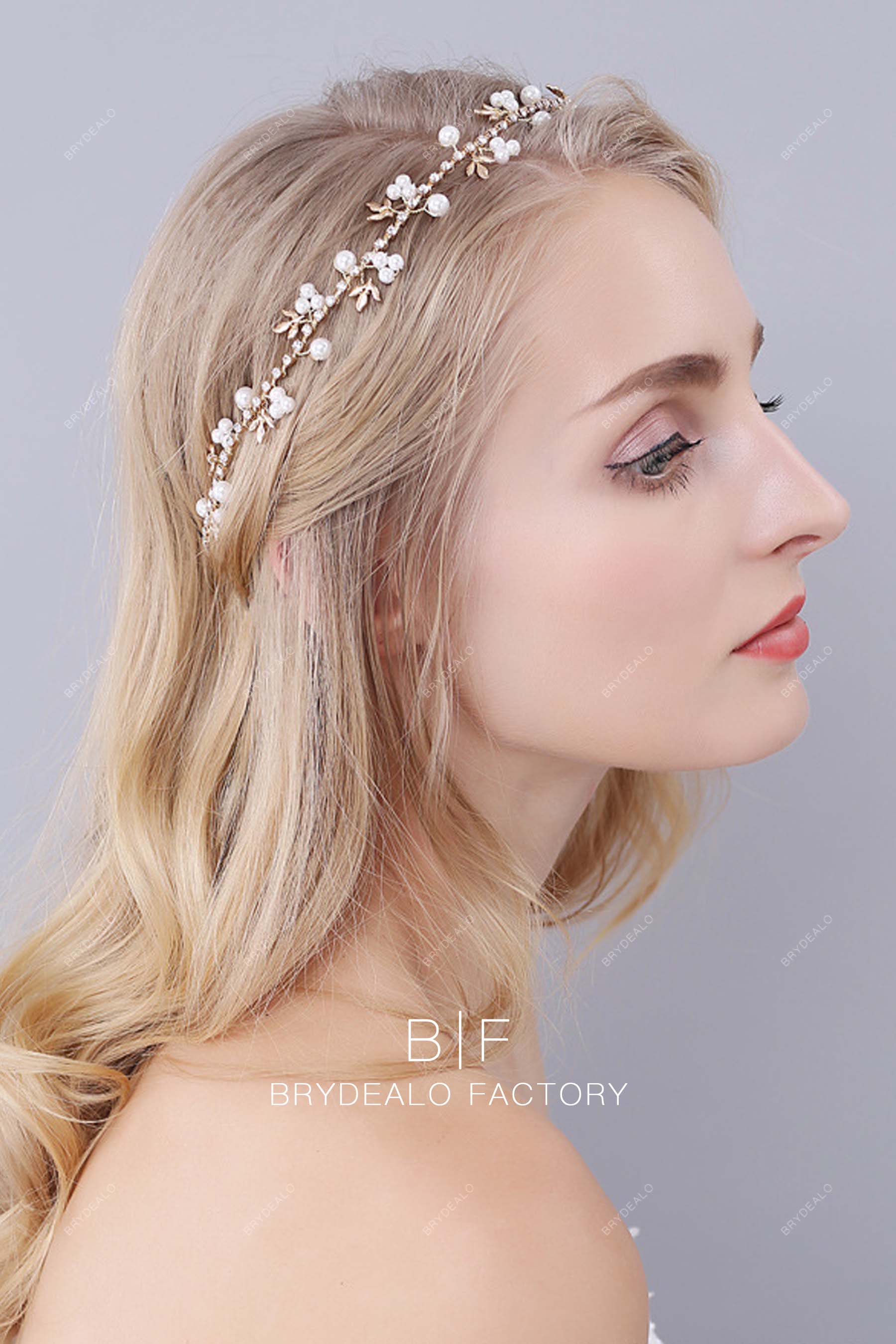 best pearls chic headpiece online
