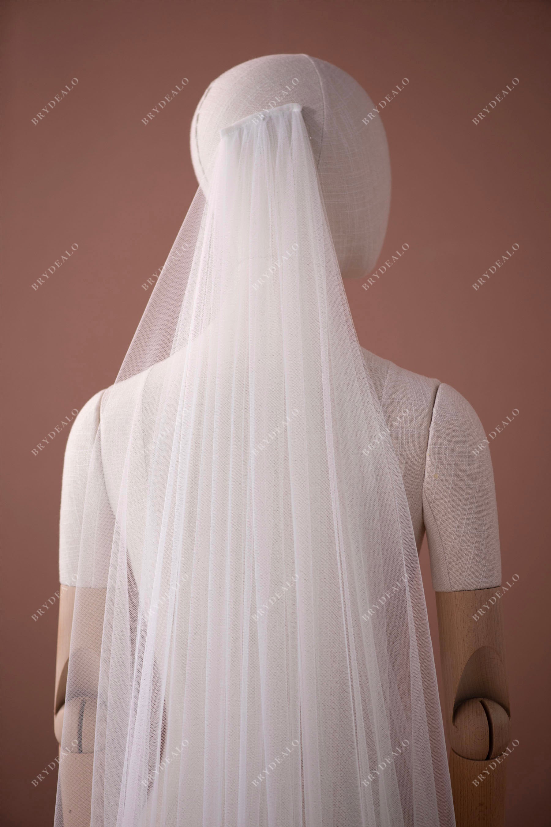 plain comb bridal veil for sale