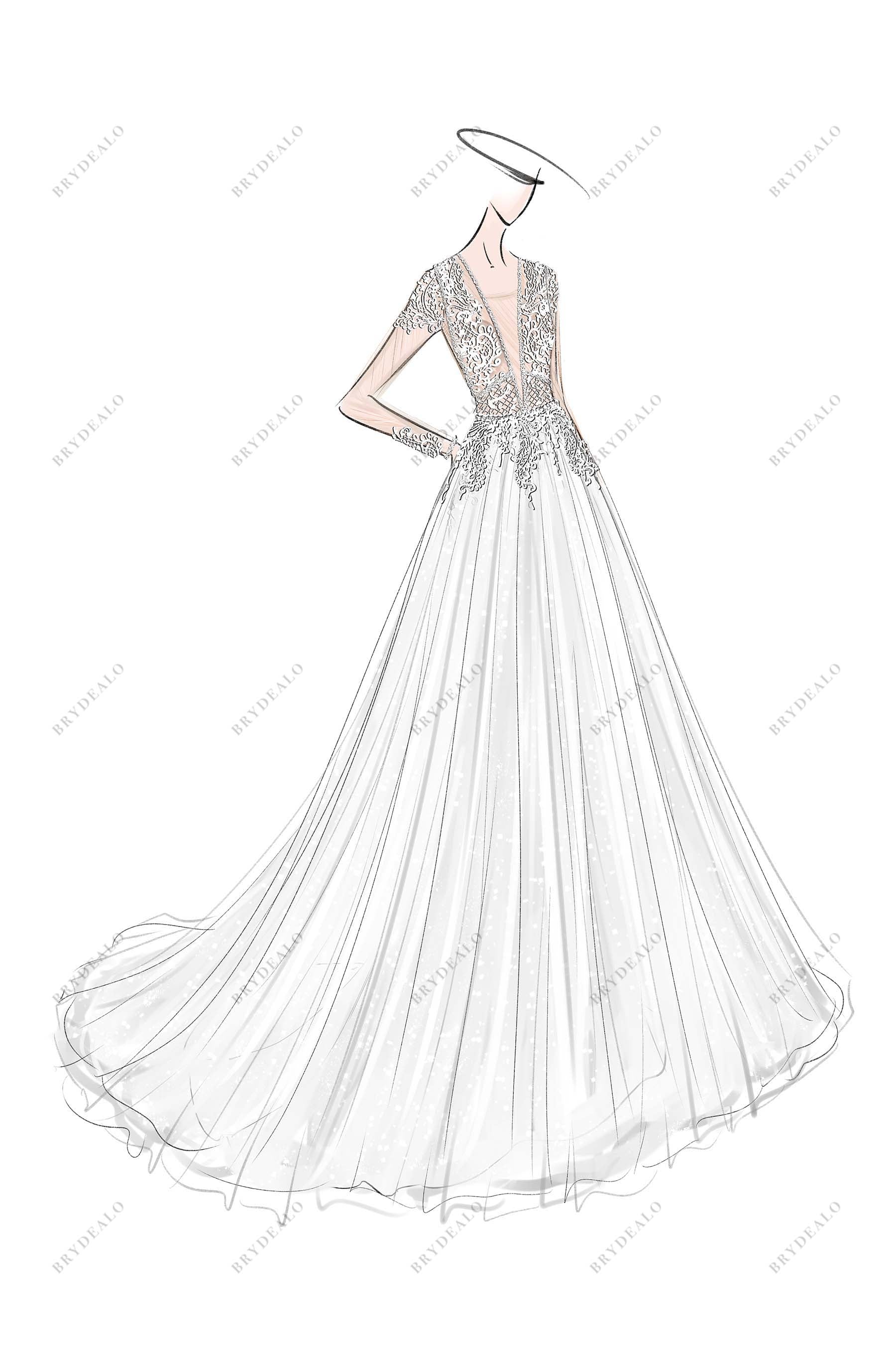 Ball Gown Wedding Dress Sketches