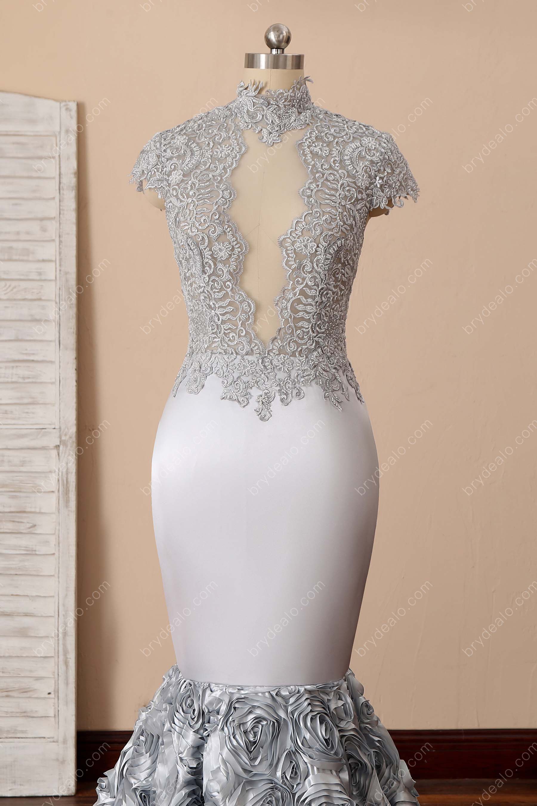 sexy slit lace bodice