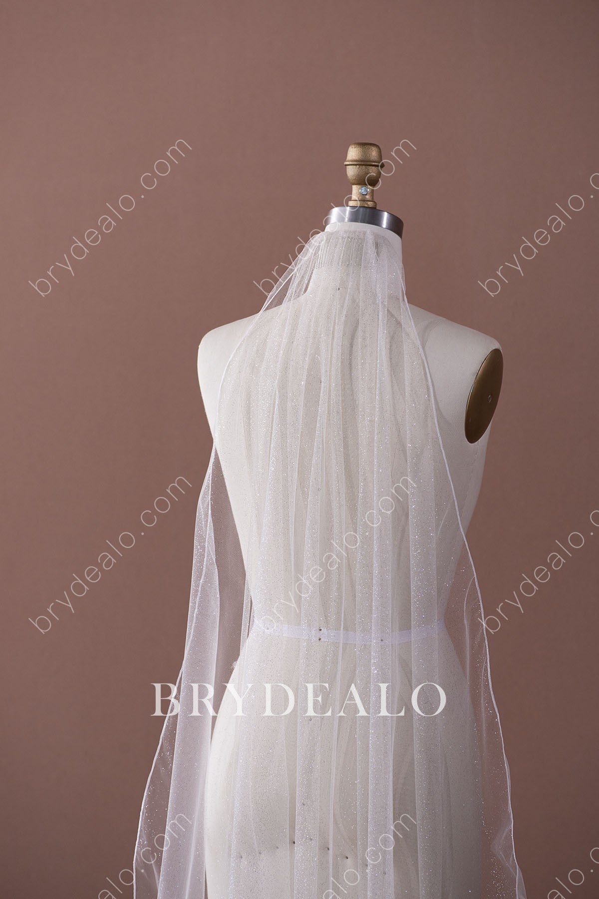 glitter pencil wedding veil for sale